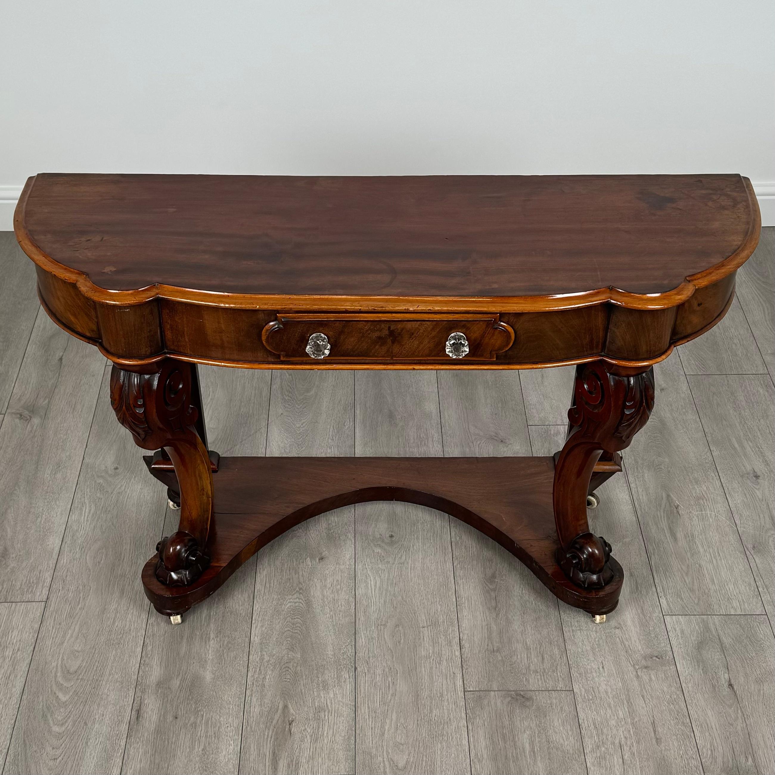 Antique 19th Century Console Table In Mahogany ( REF AF-3582 ) For Sale 6
