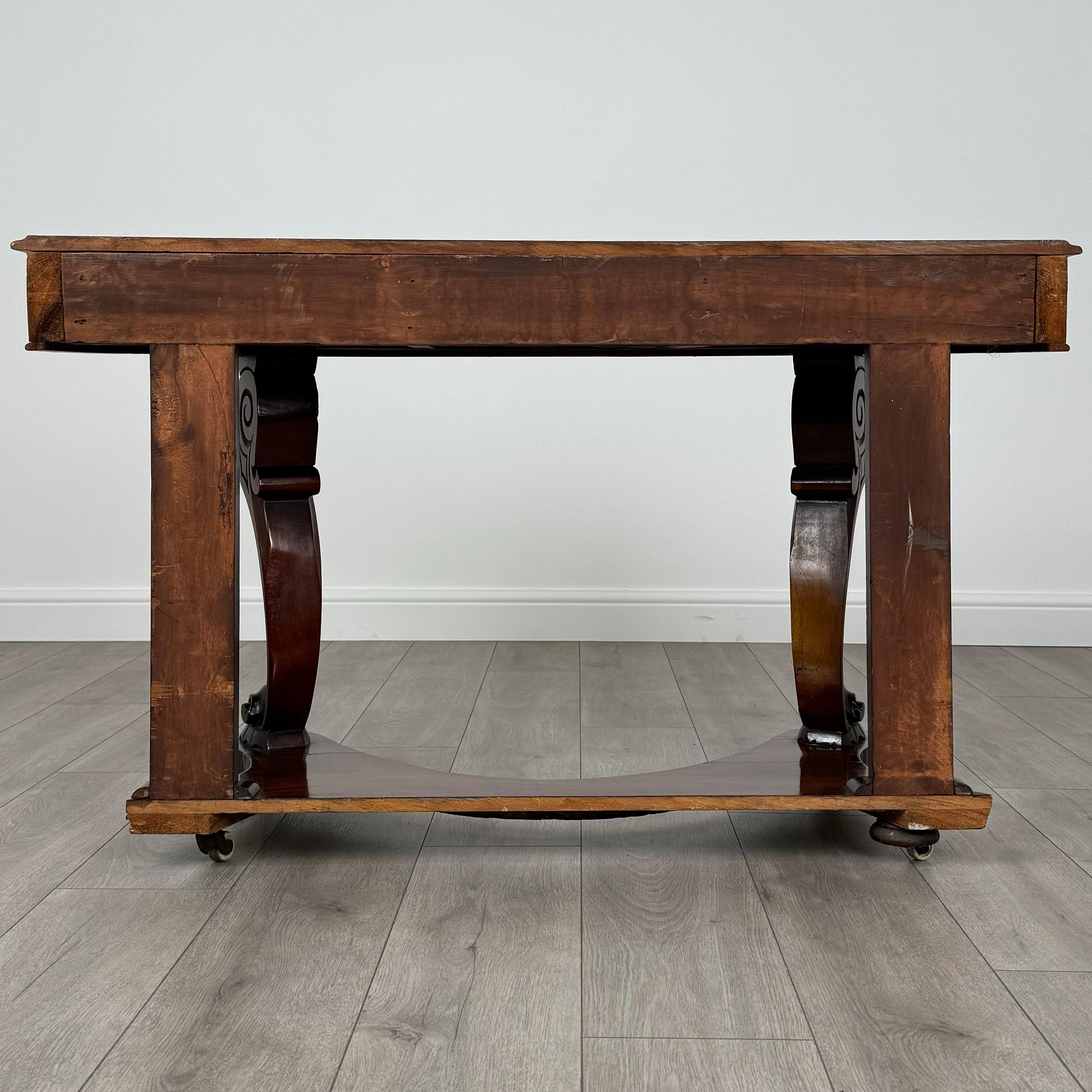 Antique 19th Century Console Table In Mahogany ( REF AF-3582 ) For Sale 2