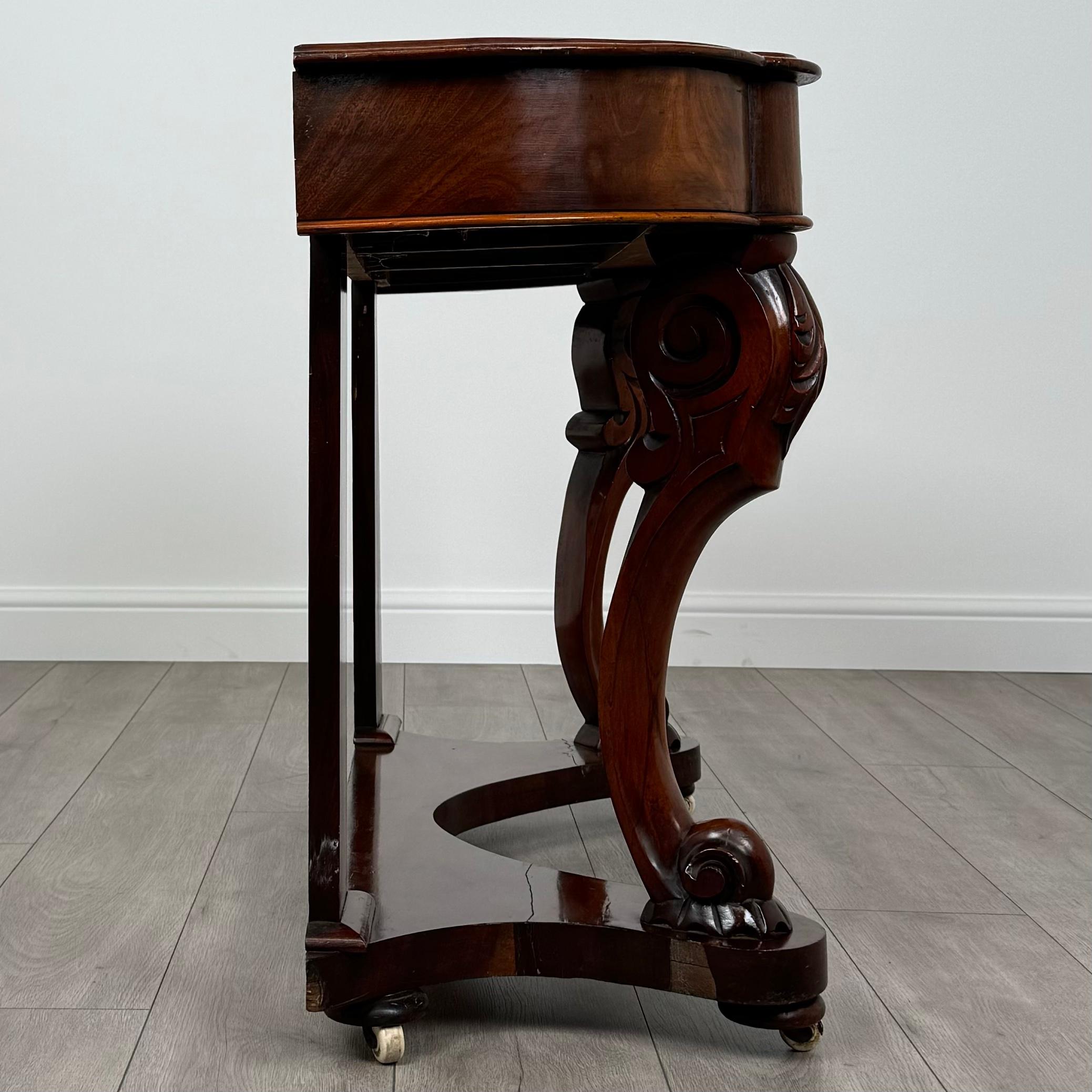 Antique 19th Century Console Table In Mahogany ( REF AF-3582 ) For Sale 4