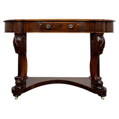 Antique 19th Century Console Table In Mahogany ( REF AF-3582 )