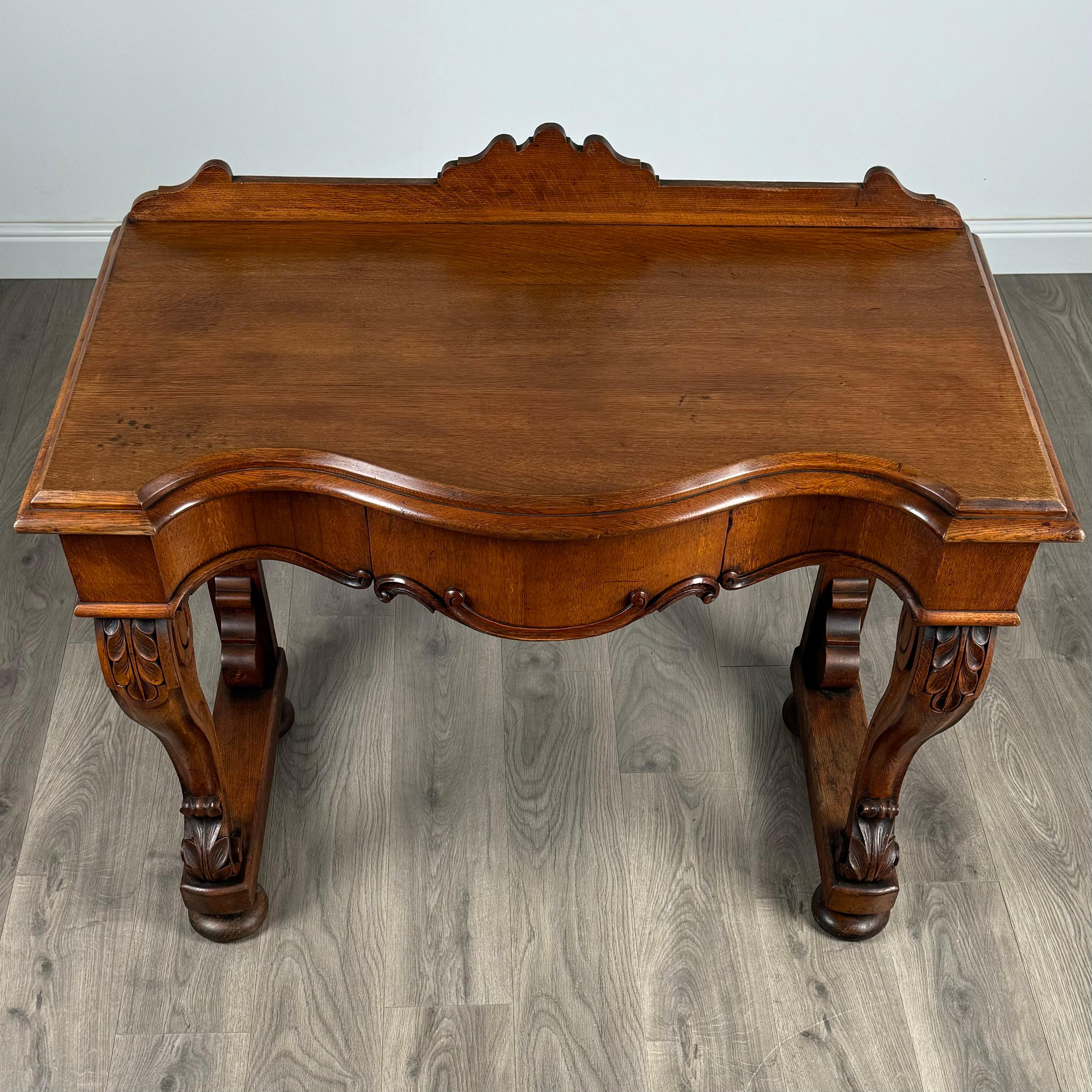 Table console/table d'appoint ancienne du 19ème siècle en chêne ( REF AF-3223 ) en vente 4