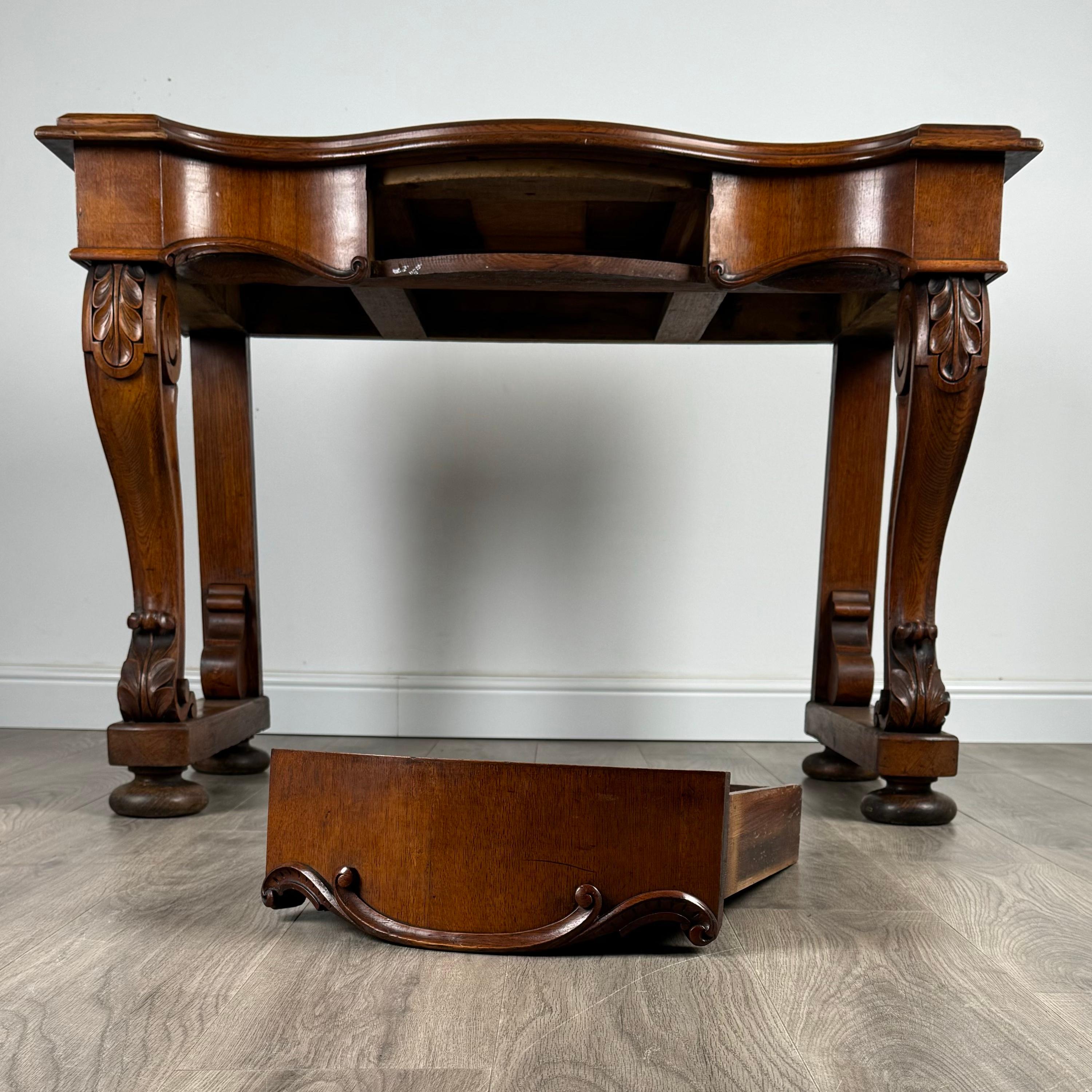 Table console/table d'appoint ancienne du 19ème siècle en chêne ( REF AF-3223 ) en vente 5
