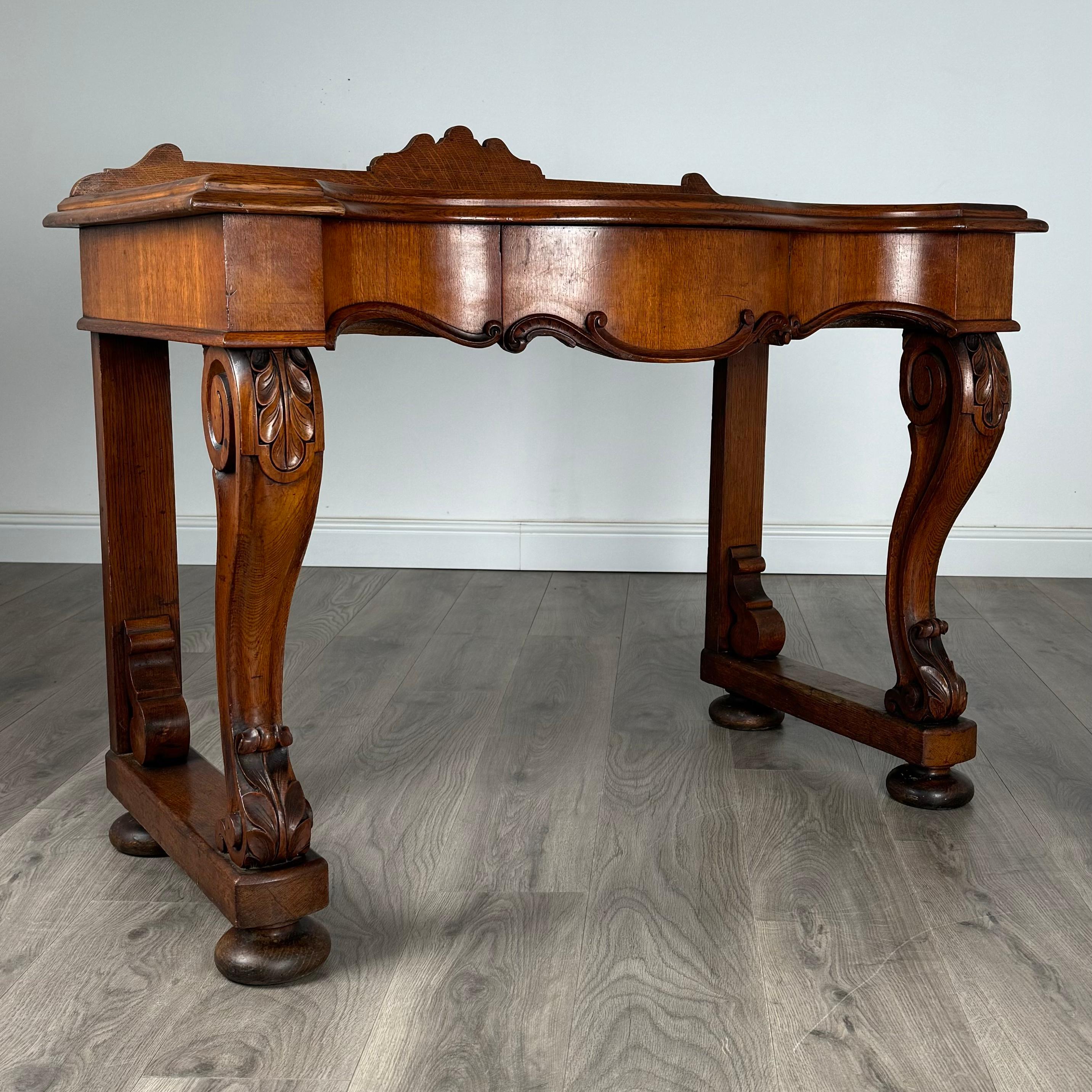 Table console/table d'appoint ancienne du 19ème siècle en chêne ( REF AF-3223 ) en vente 3