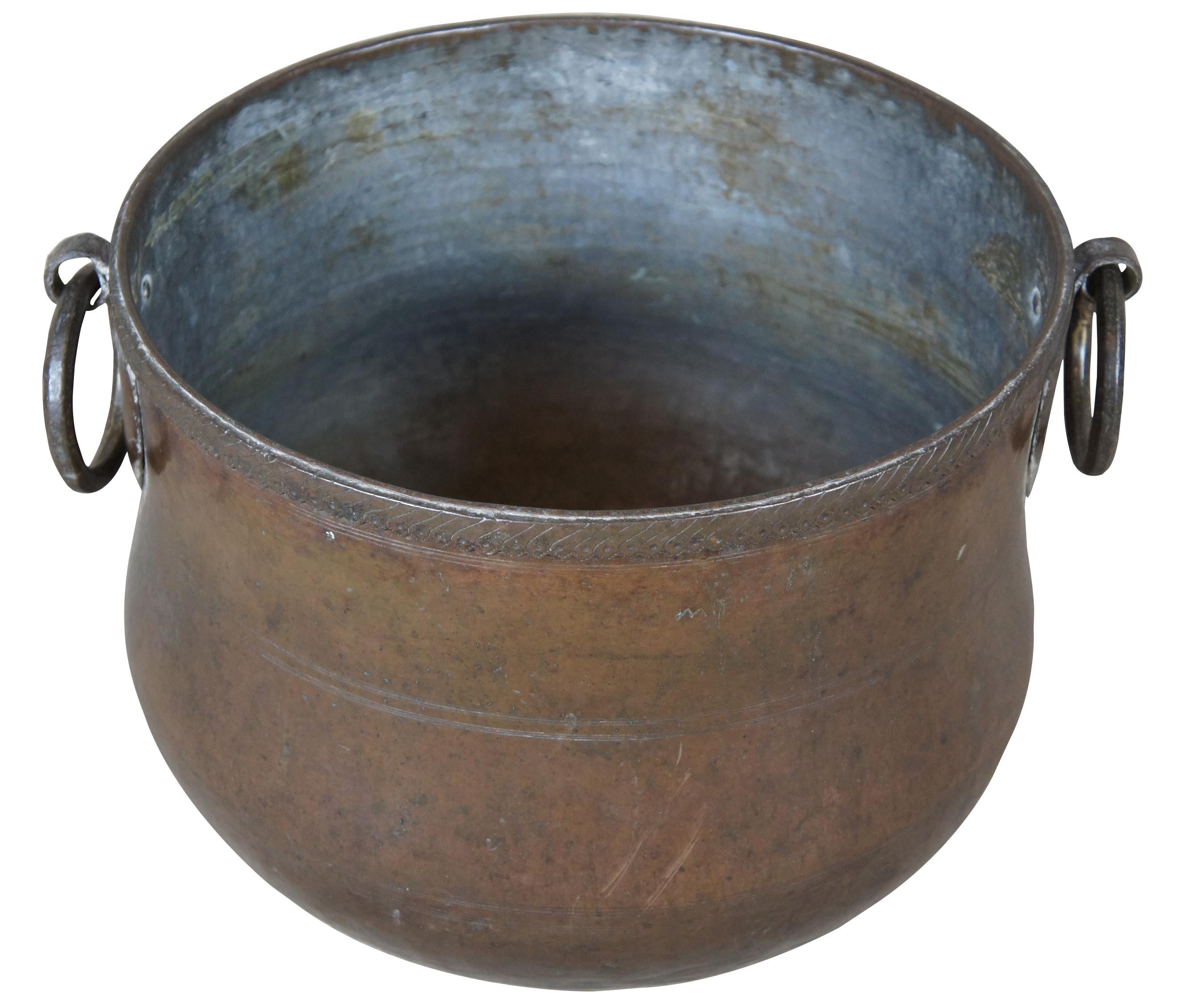 antique cast iron cauldron for sale