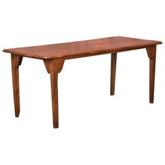 Antique 19th Century Country Pine Farm Table from Denmark