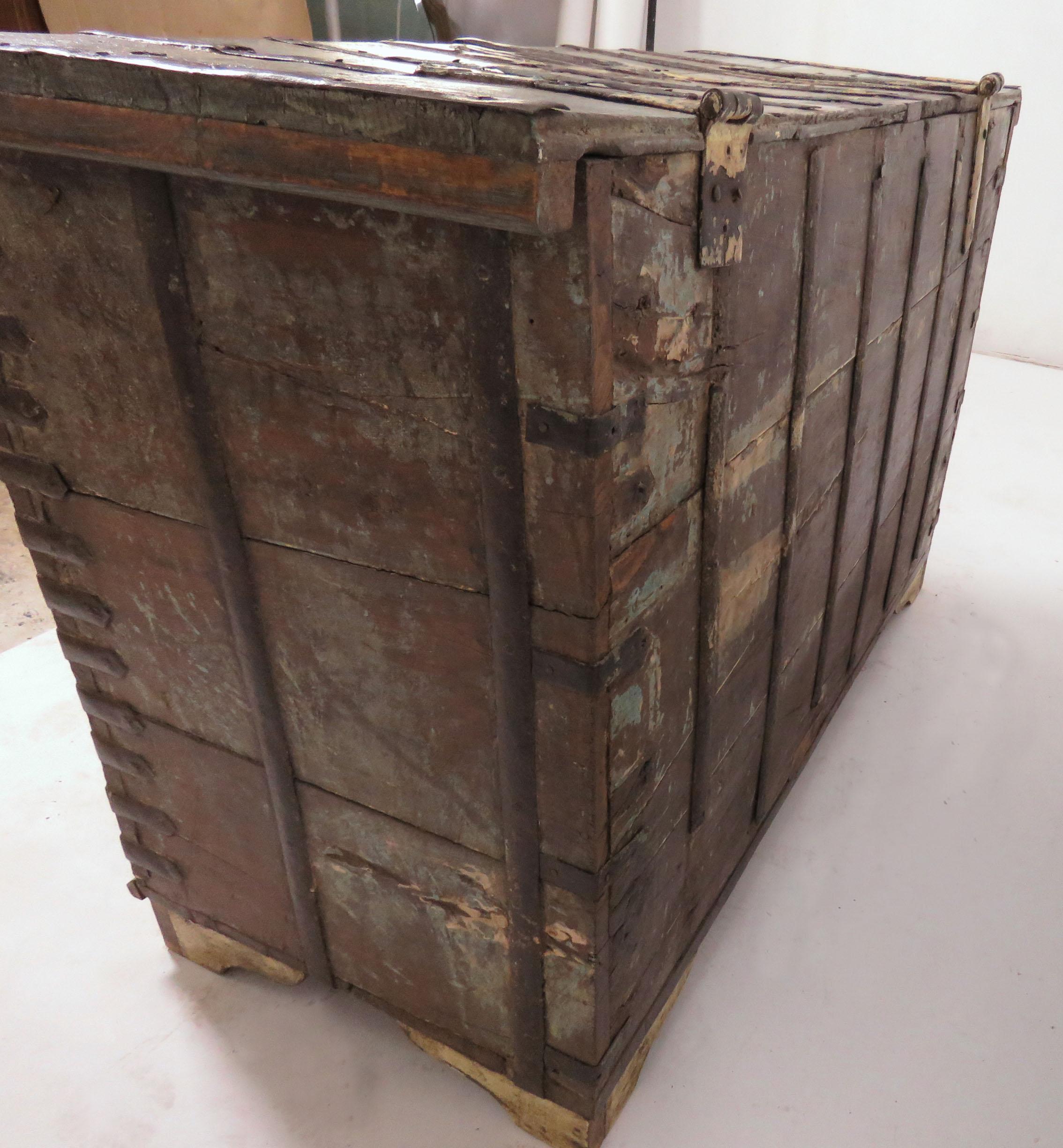 Antique 19th Century Damchiya, Indian Dowry Chest 14