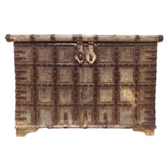 Antique 19th Century Damchiya, Indian Dowry Chest