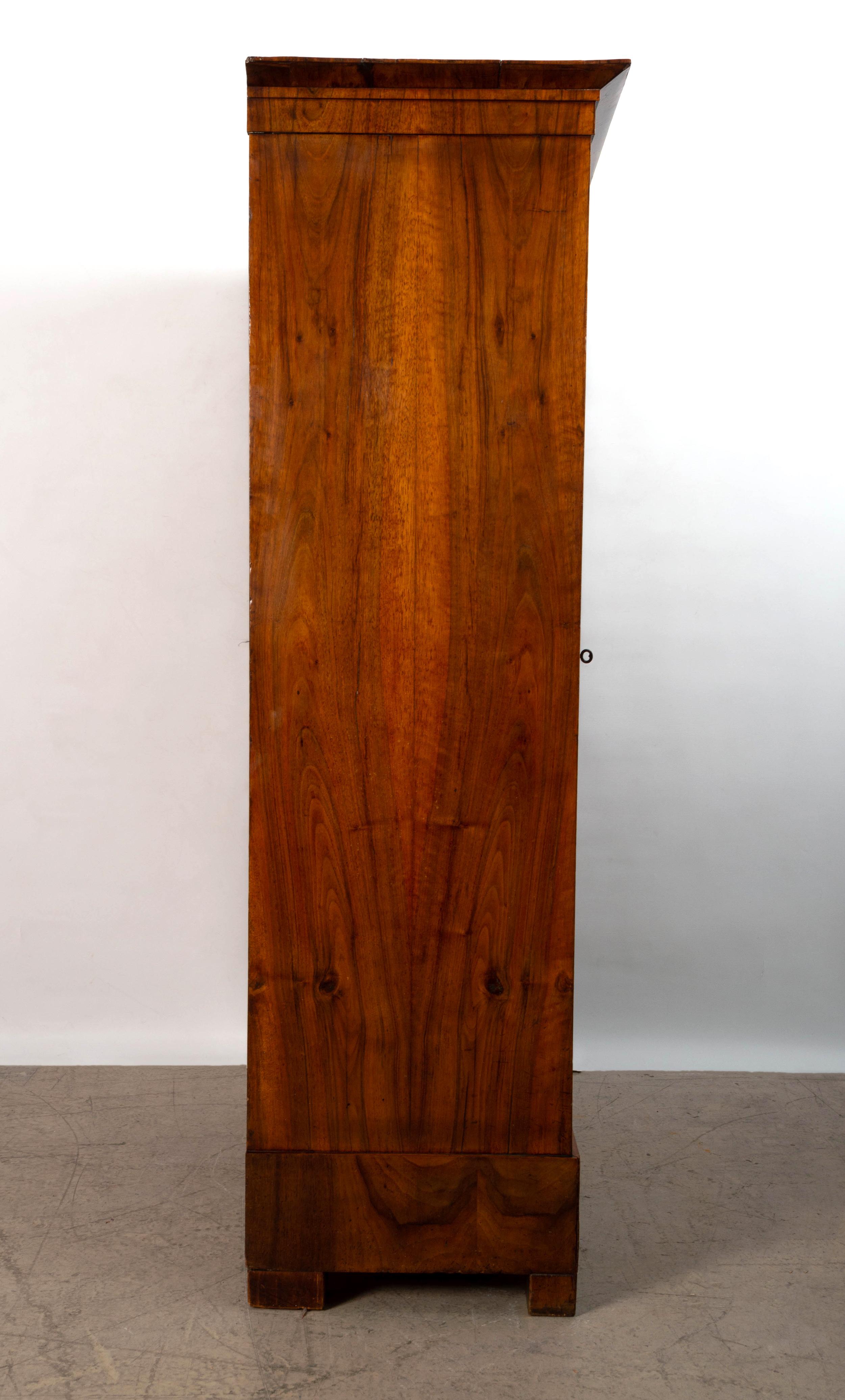 Antiker dänischer Nussbaumschrank/ Schrank/ Schrank aus dem 19. Jahrhundert, ca. 1860 (Walnuss) im Angebot