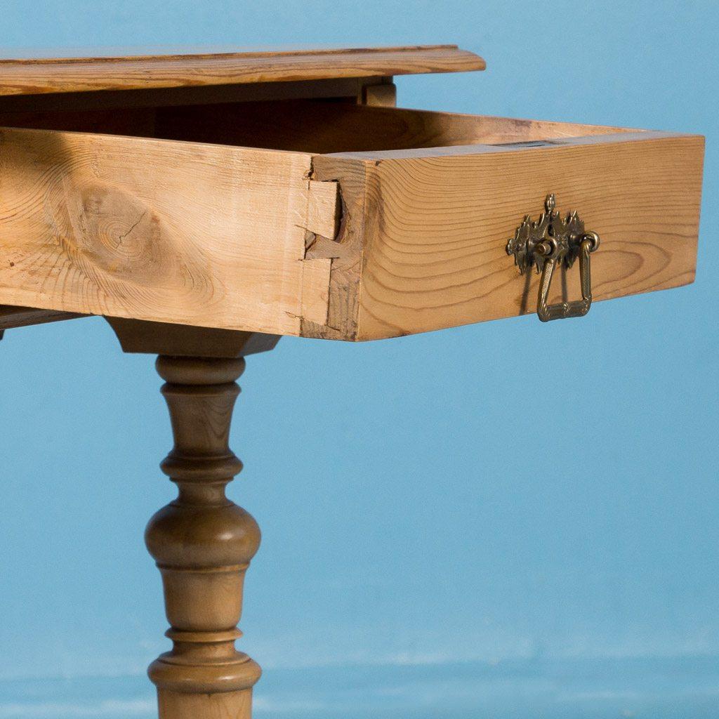 Wood Antique 19th Century Danish Pine Side Table