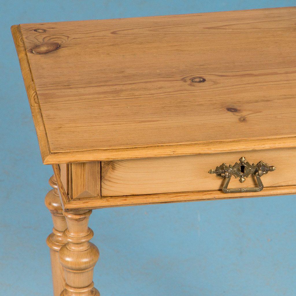 Antique 19th Century Danish Pine Side Table 3