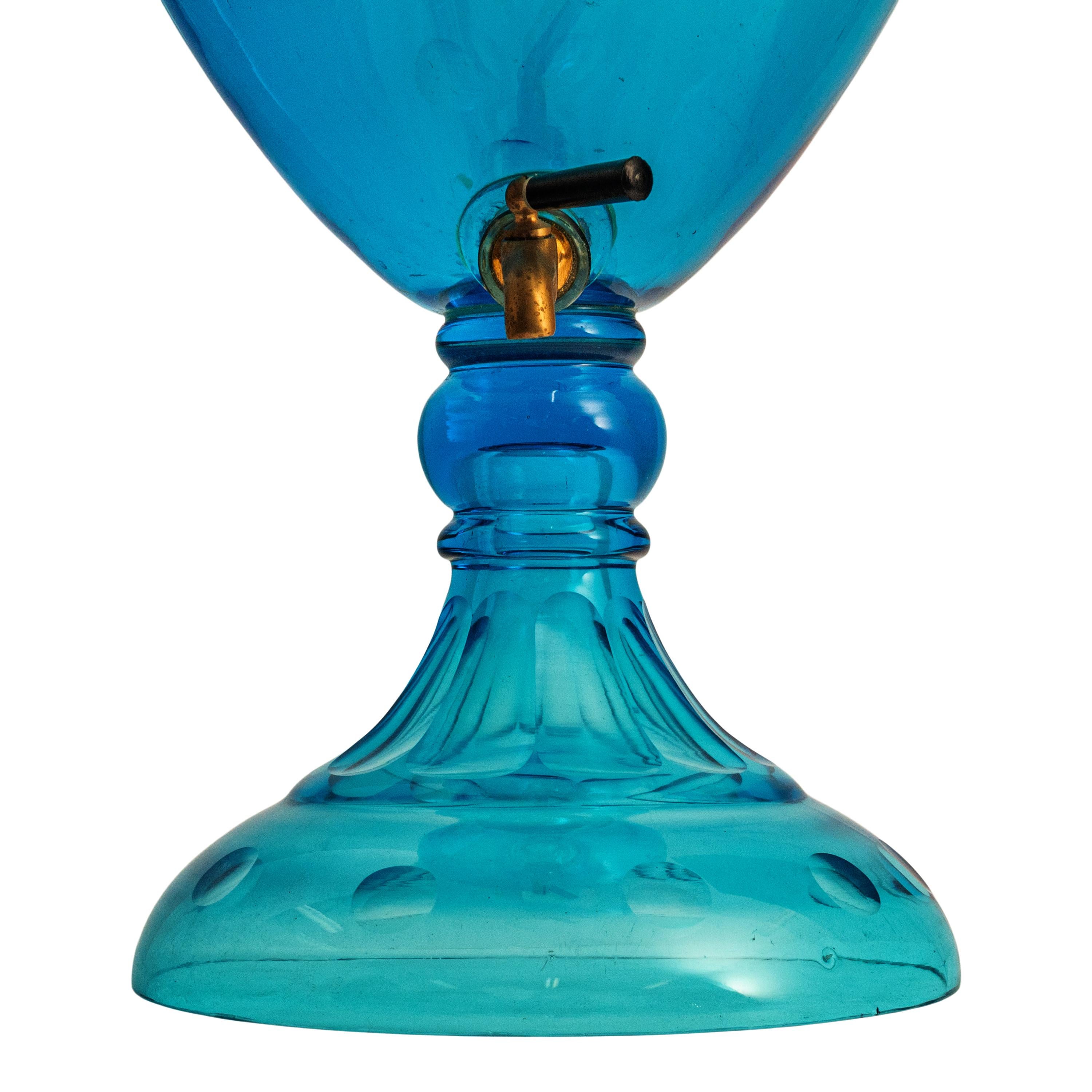 antique blue glassware value
