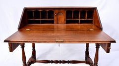 Antique 19th Century Dovetail Joints Secretary Drop Front Writing Desk