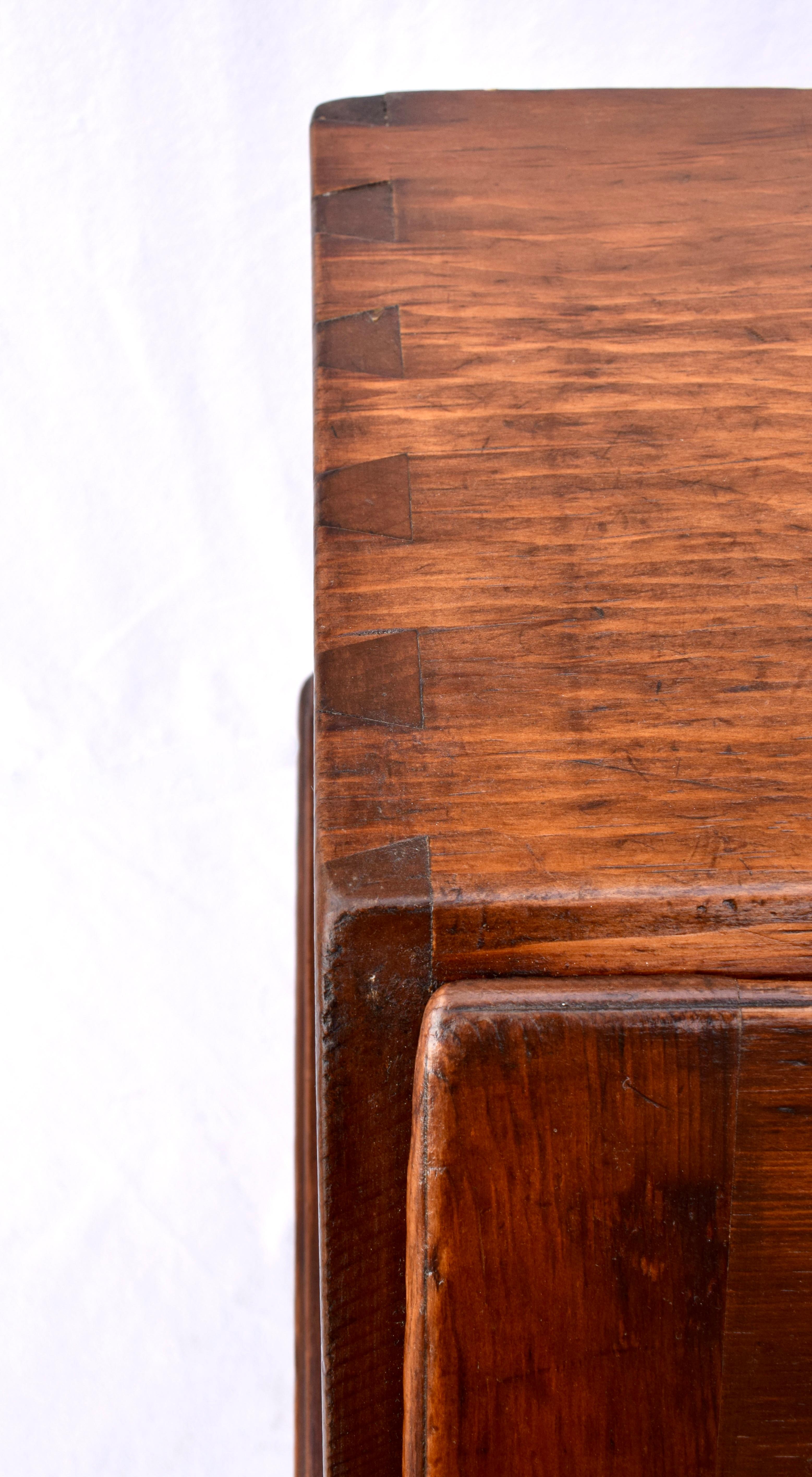 Antique 19th Century Dovetail Joints Secretary Drop Front Writing Desk 3