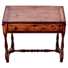 Antique 19th Century Dovetail Joints Secretary Drop Front Writing Desk