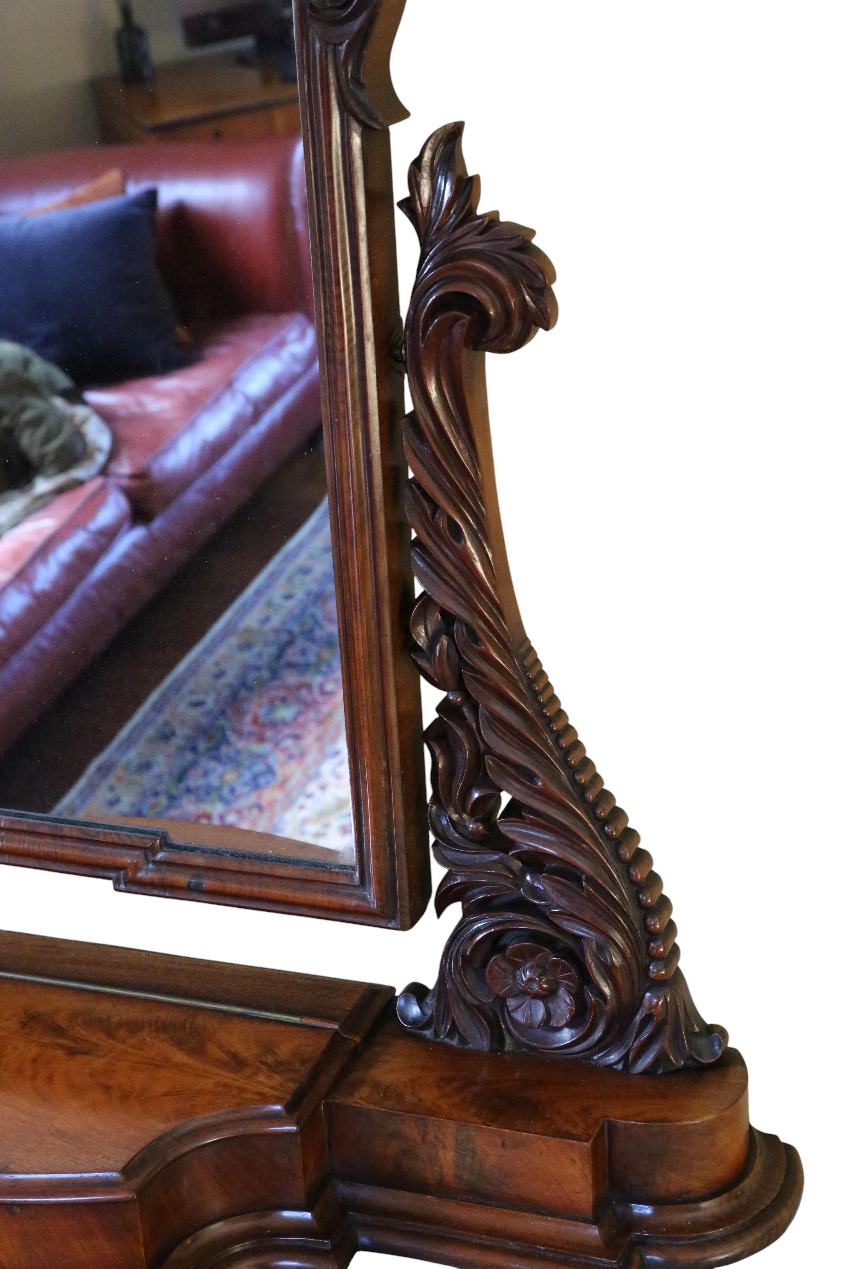 Verre Antique 19th Century Dressing Table Swing Mirror – Fine Quality en vente