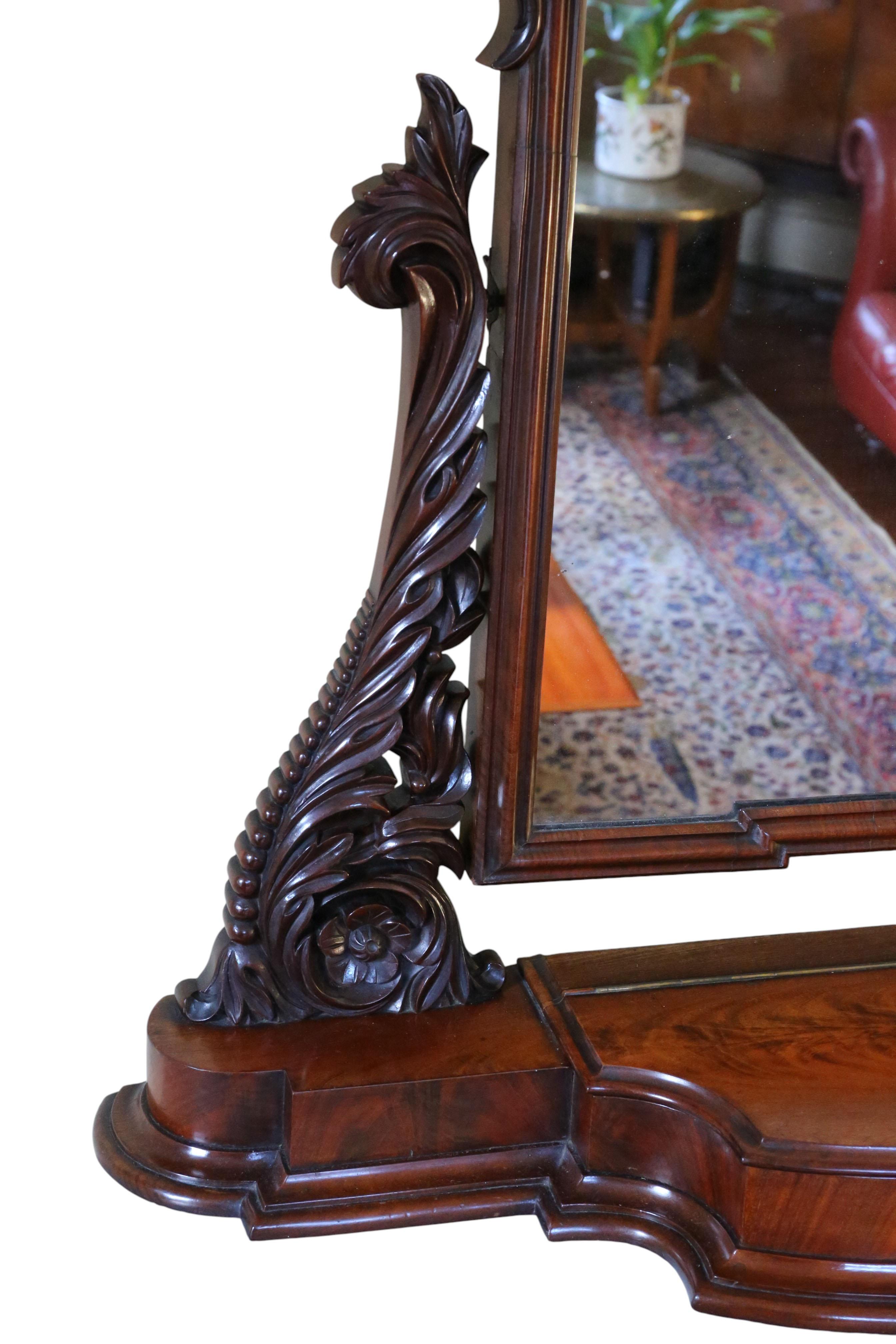 Antique 19th Century Dressing Table Swing Mirror – Fine Quality en vente 1