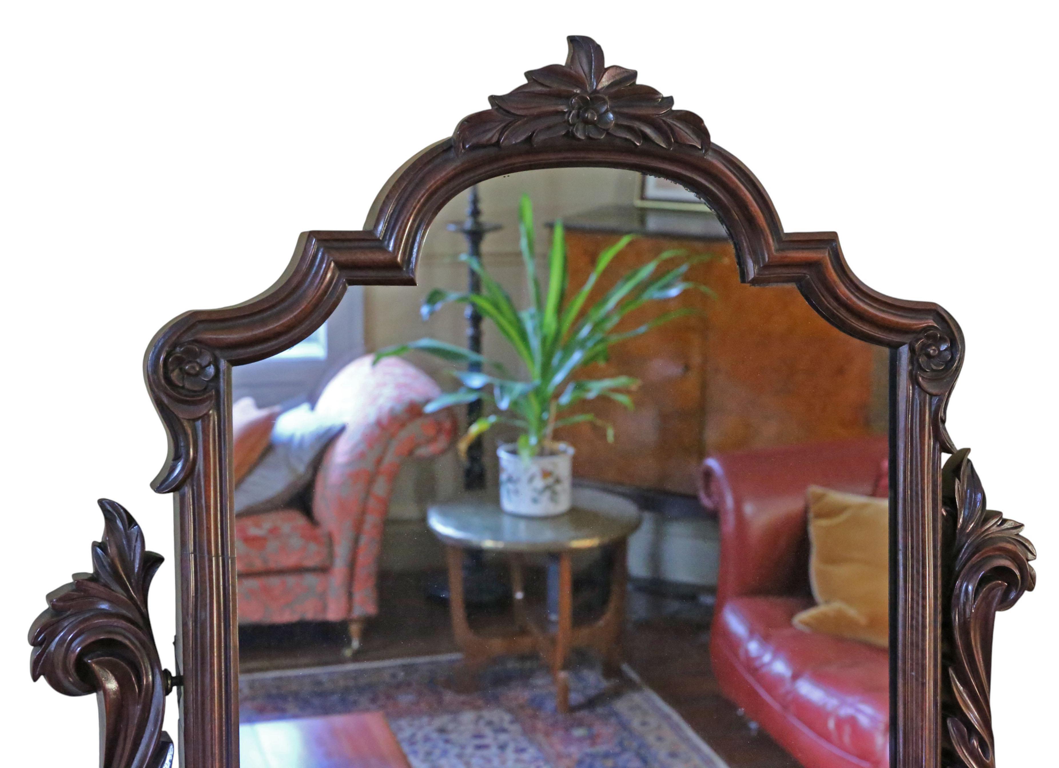 Antique 19th Century Dressing Table Swing Mirror – Fine Quality en vente 2