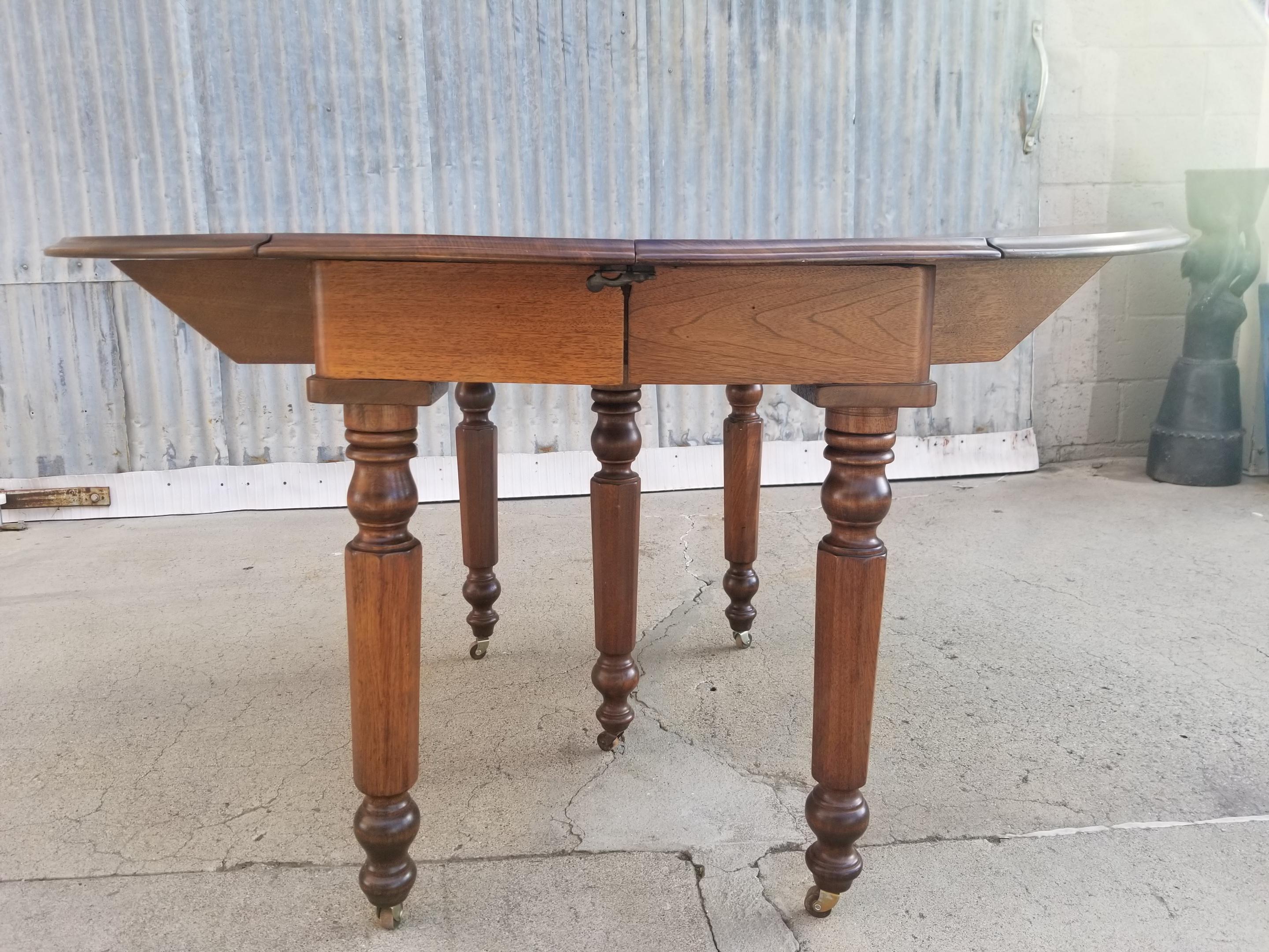antique walnut dining table
