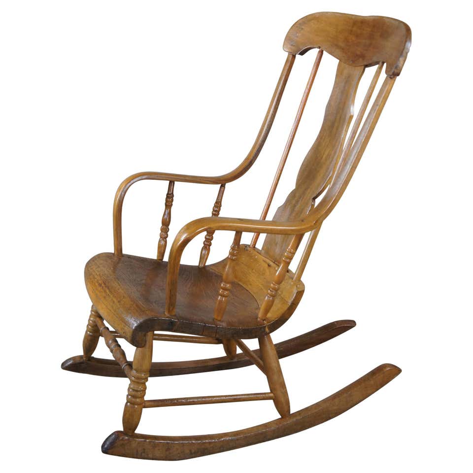 19th Century Rocking Chairs - 121 For Sale at 1stDibs | antique rocking ...