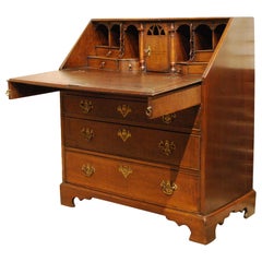 Antique 19th Century English Georgian Slant Front Desk or Secretary