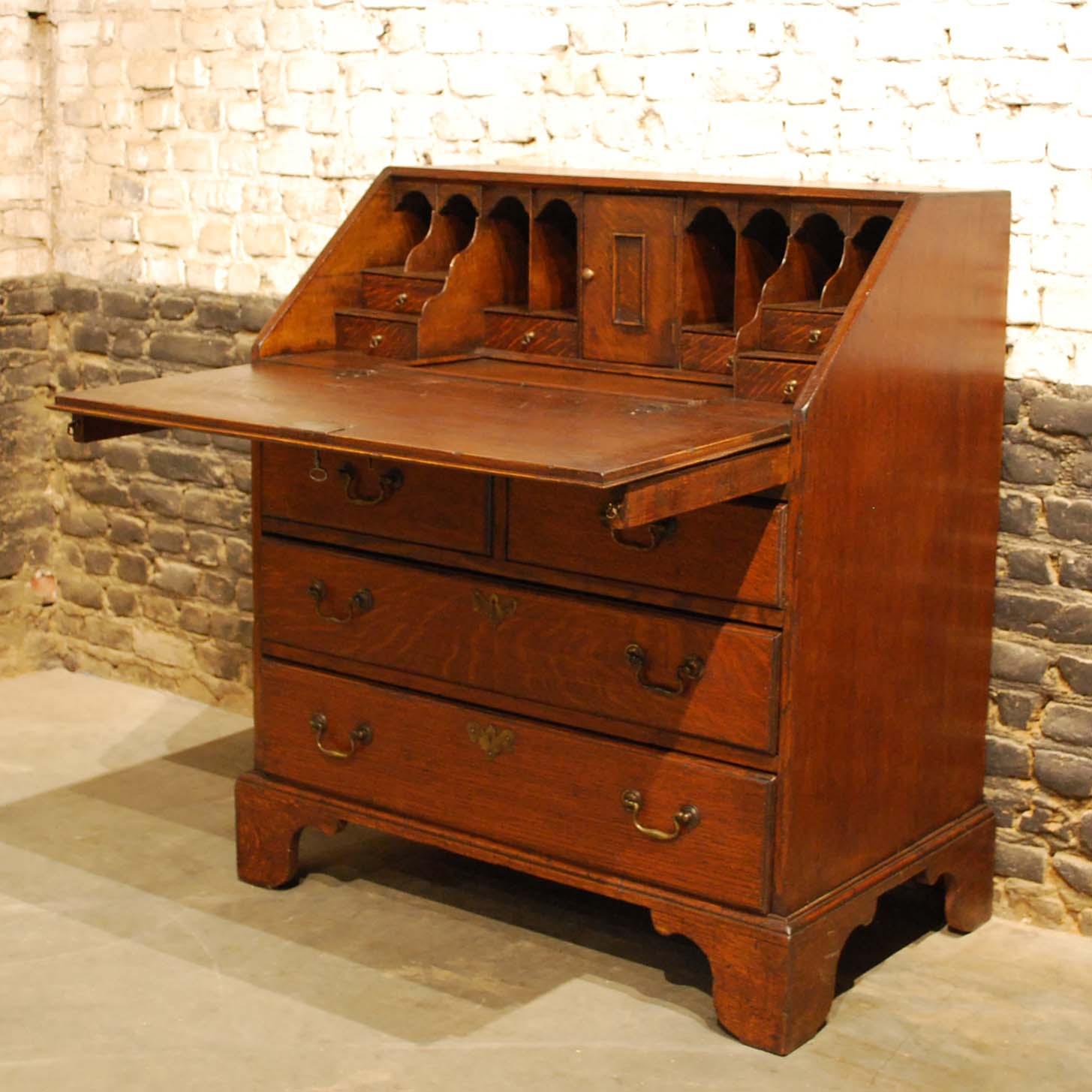 oak secretary desk