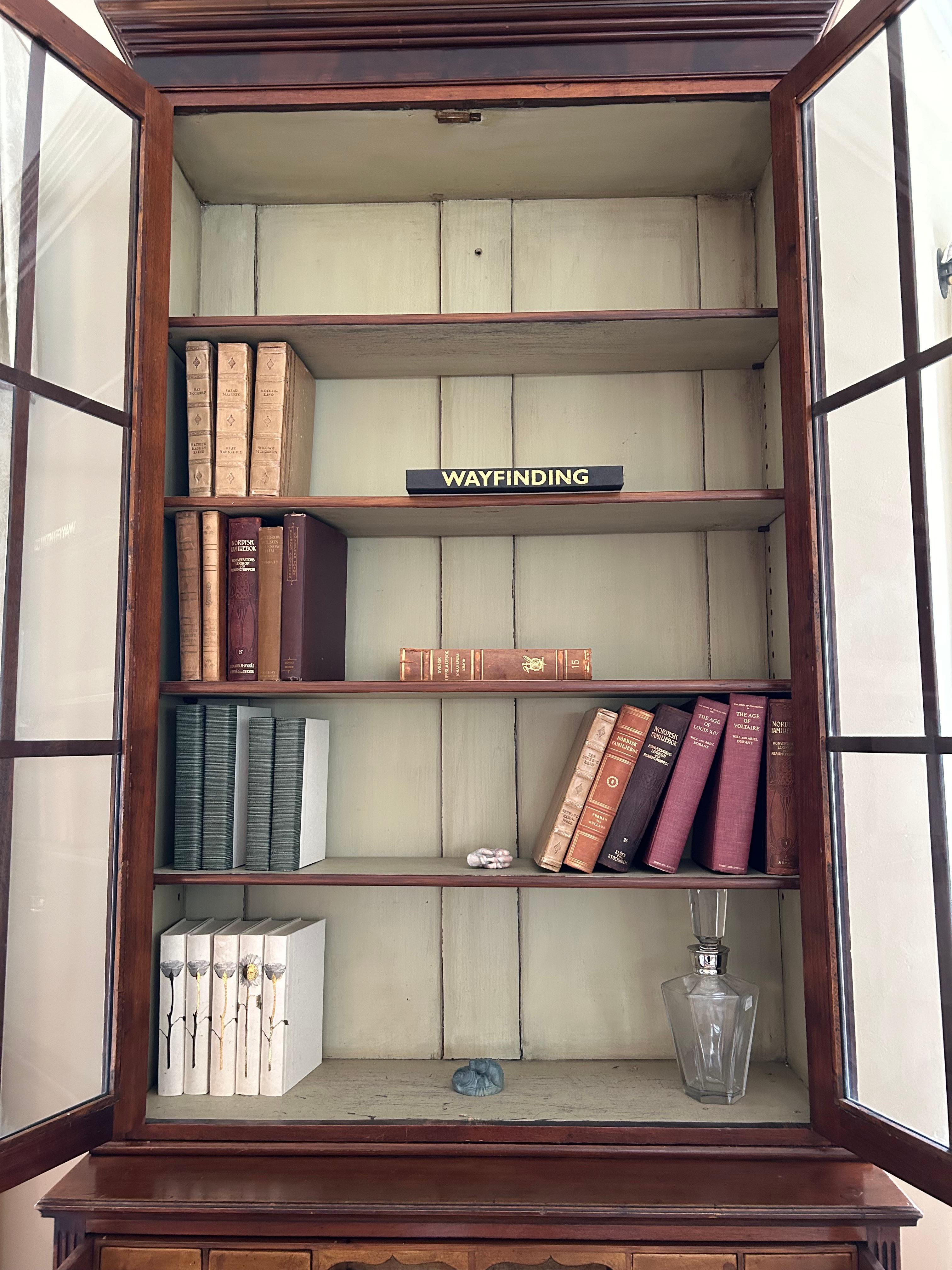 Antique 19th Century English Mahogany Bookcase Secretary 5