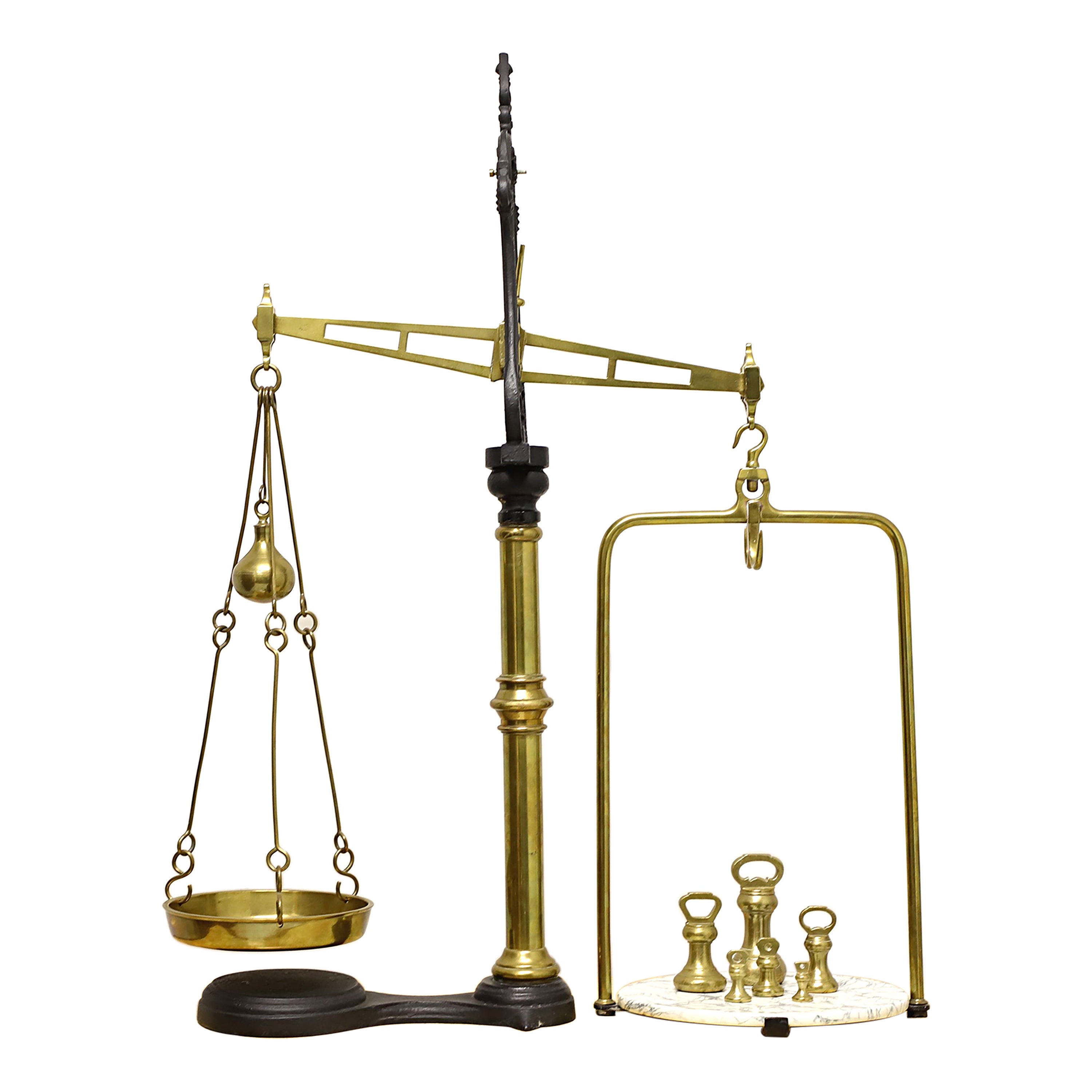 Antique 19th Century English Market Scales by JH PIPER of Wolverhampton