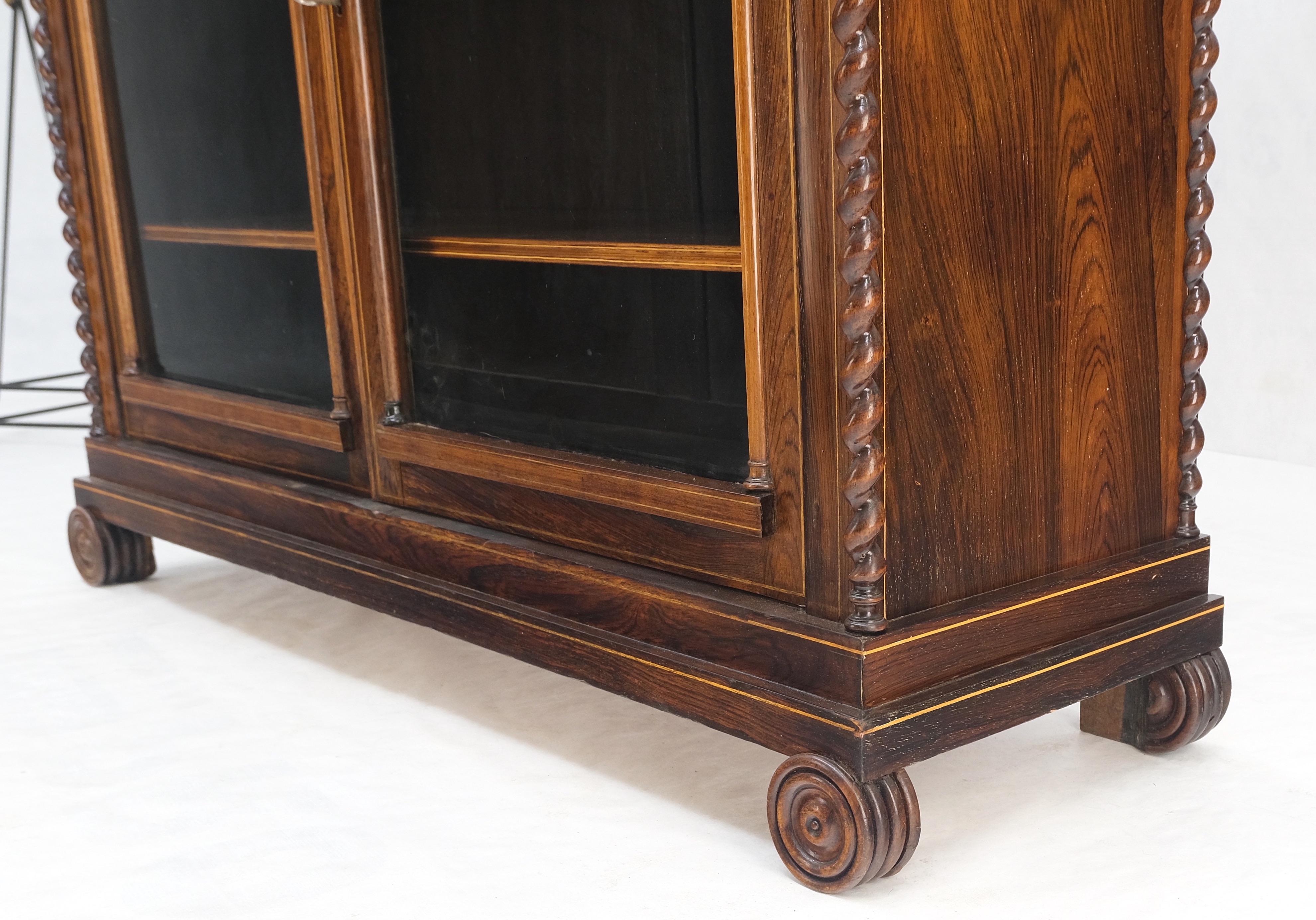 Antique 19th Century English Regency Carved Rosewood Tiered Sideboard Mint! For Sale 12
