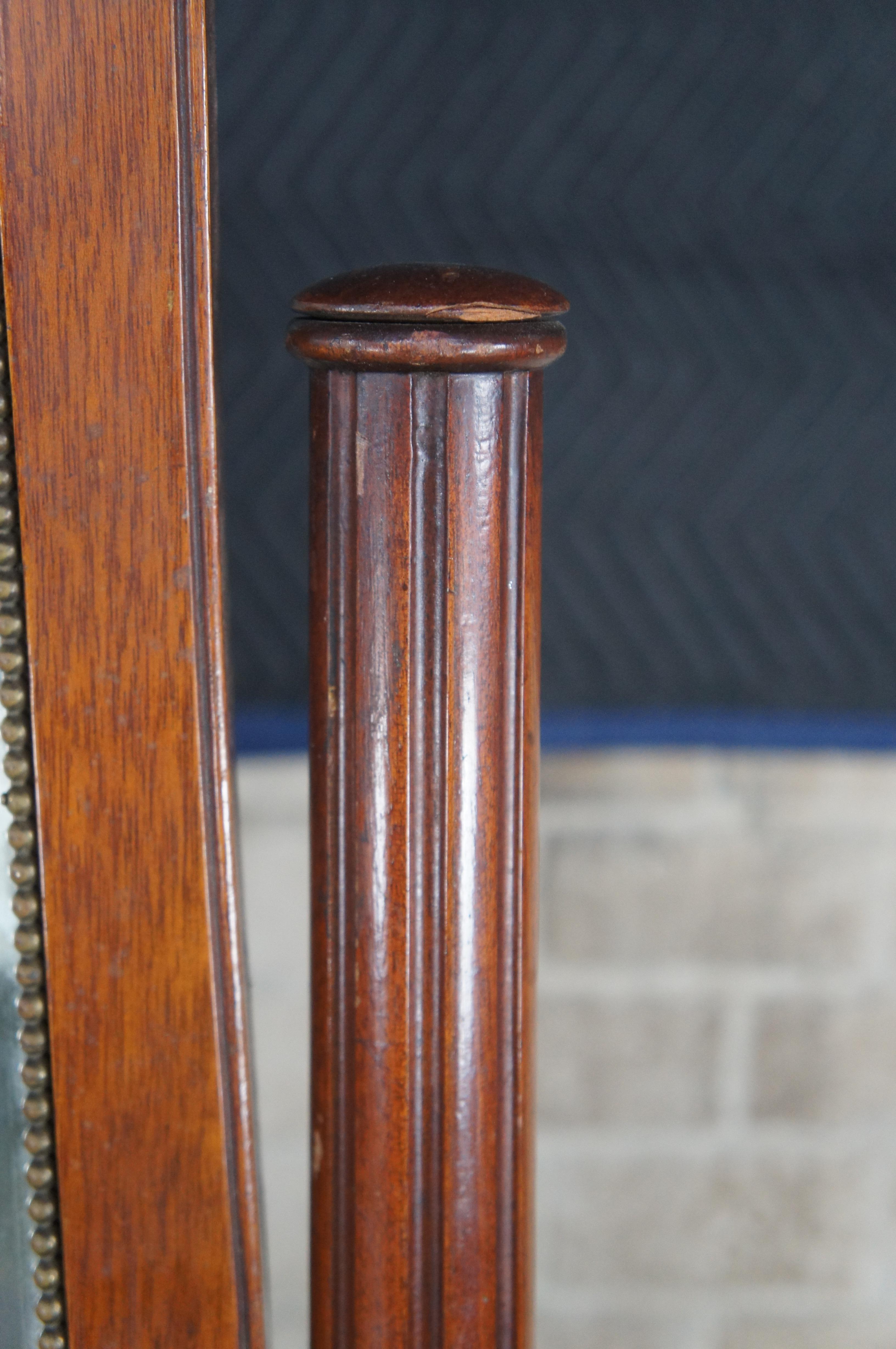 Antique Mirror del 19° secolo in mogano della Reggenza a tutta lunghezza in vendita 5