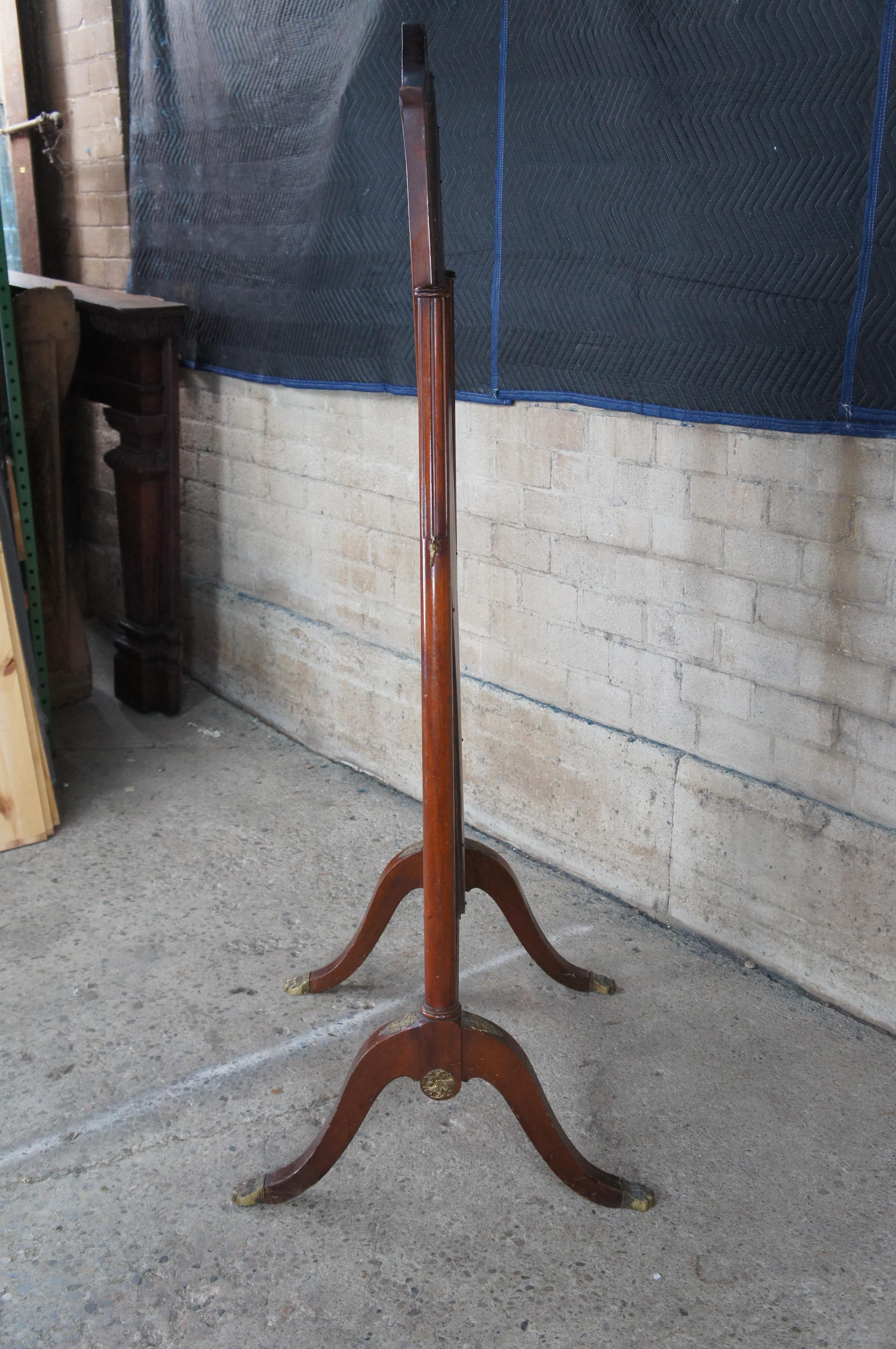 Antique Mirror del 19° secolo in mogano della Reggenza a tutta lunghezza in vendita 6