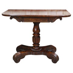 Antique 19th Century English Regency Mahogany Occasional Table