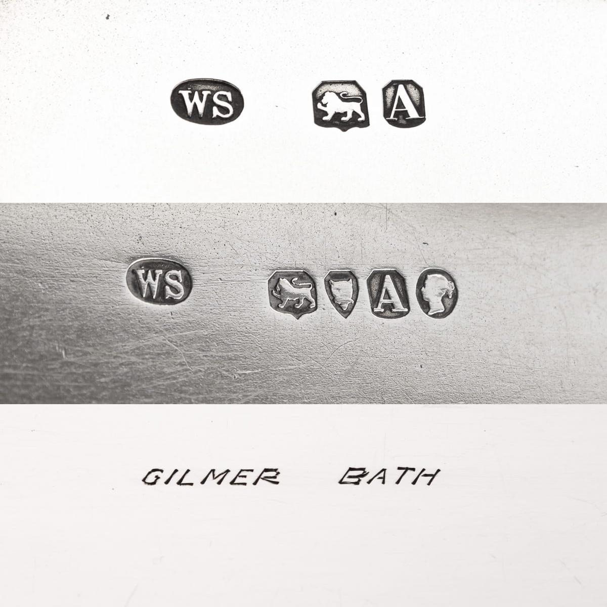 Antique 19th Century English Solid Silver Cigar Box, London c.1876 For Sale 9