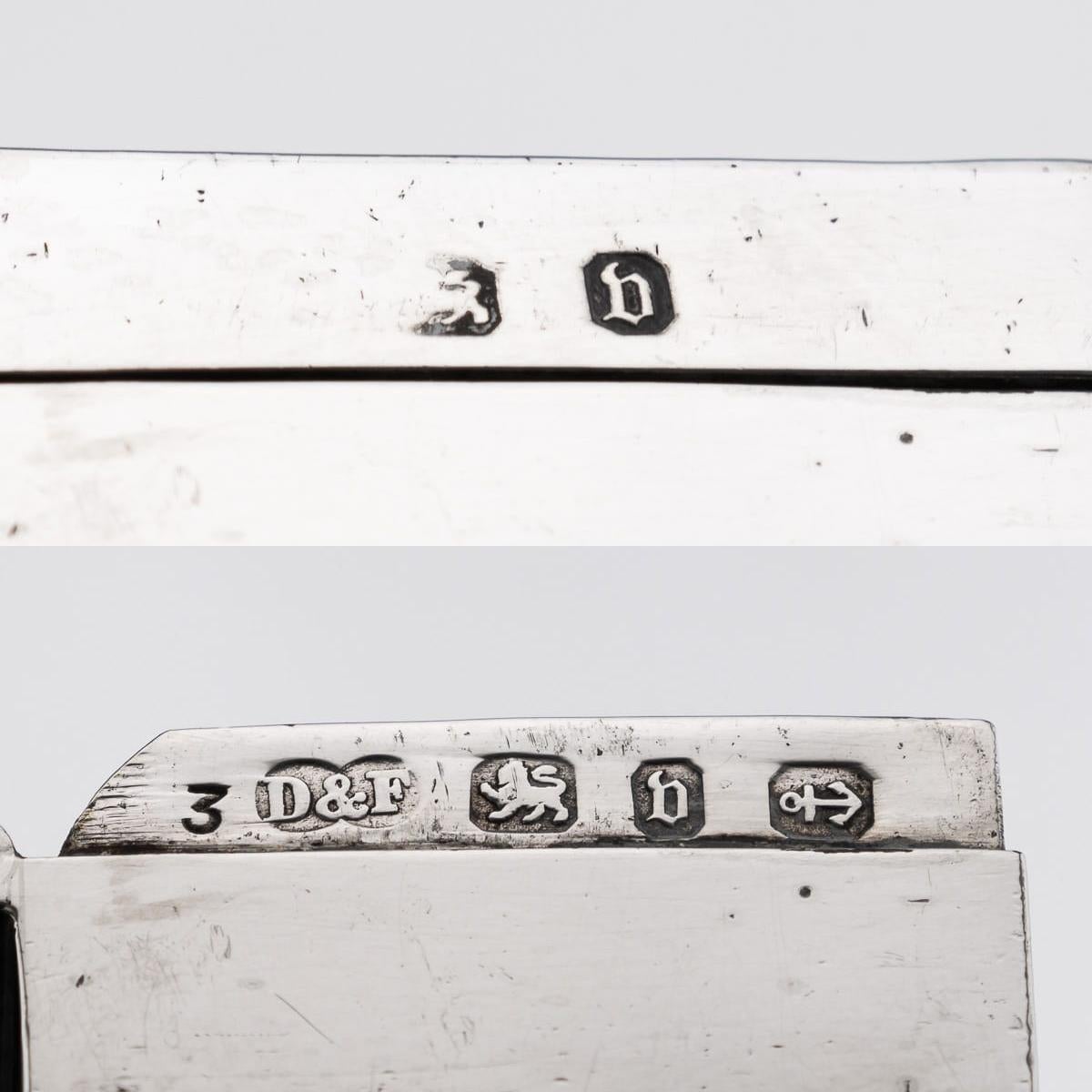 Ancienne boîte à bagues en argent massif du XIXe siècle de style japonais, c.I.C. 1876 en vente 8