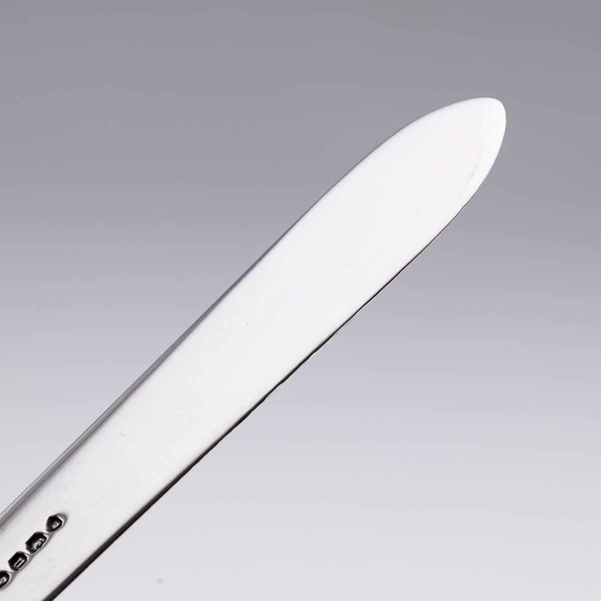 Antique 19th Century English Solid Silver Paperknife & Penknife Bookmark c.1868 For Sale 3