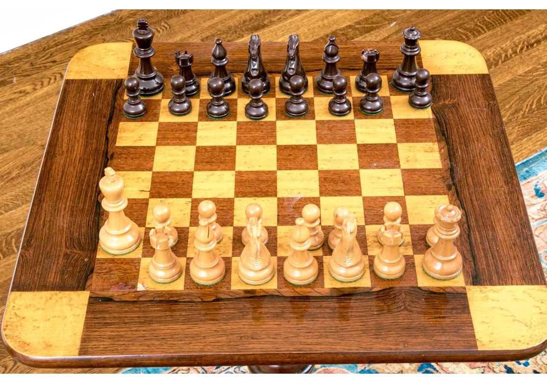 Antique 19th Century English Tilt Top Games Table, Ca. 1850-1870 For Sale 6