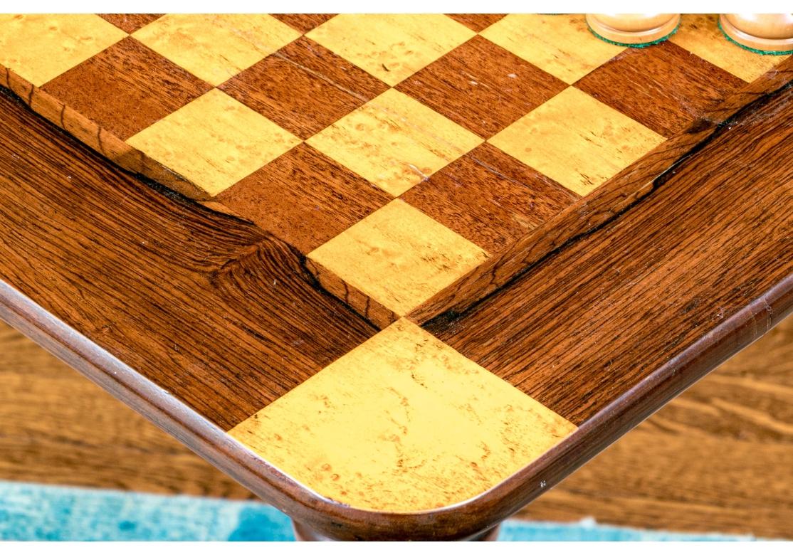 Antique 19th Century English Tilt Top Games Table, Ca. 1850-1870 For Sale 8