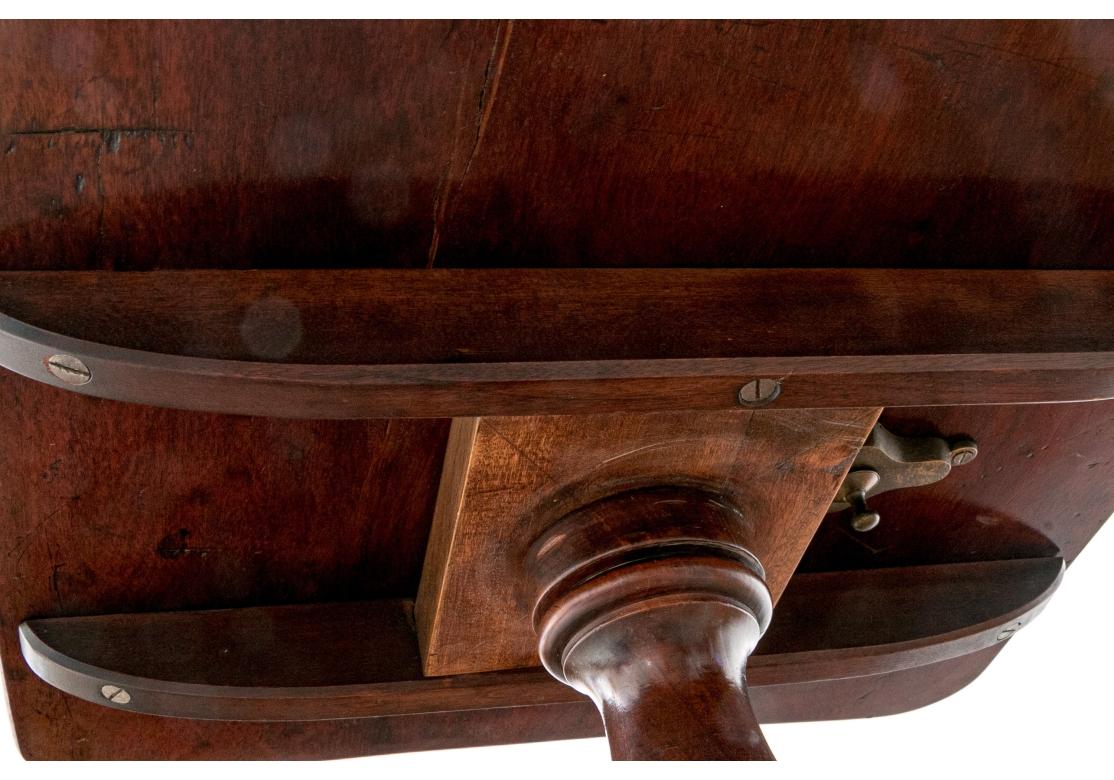Antique 19th Century English Tilt Top Games Table, Ca. 1850-1870 For Sale 1