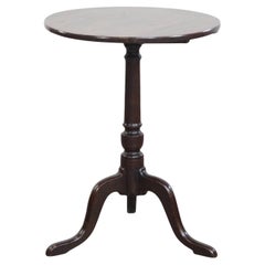 Antique 19th-Century English Tilt-Top Table / Side Table