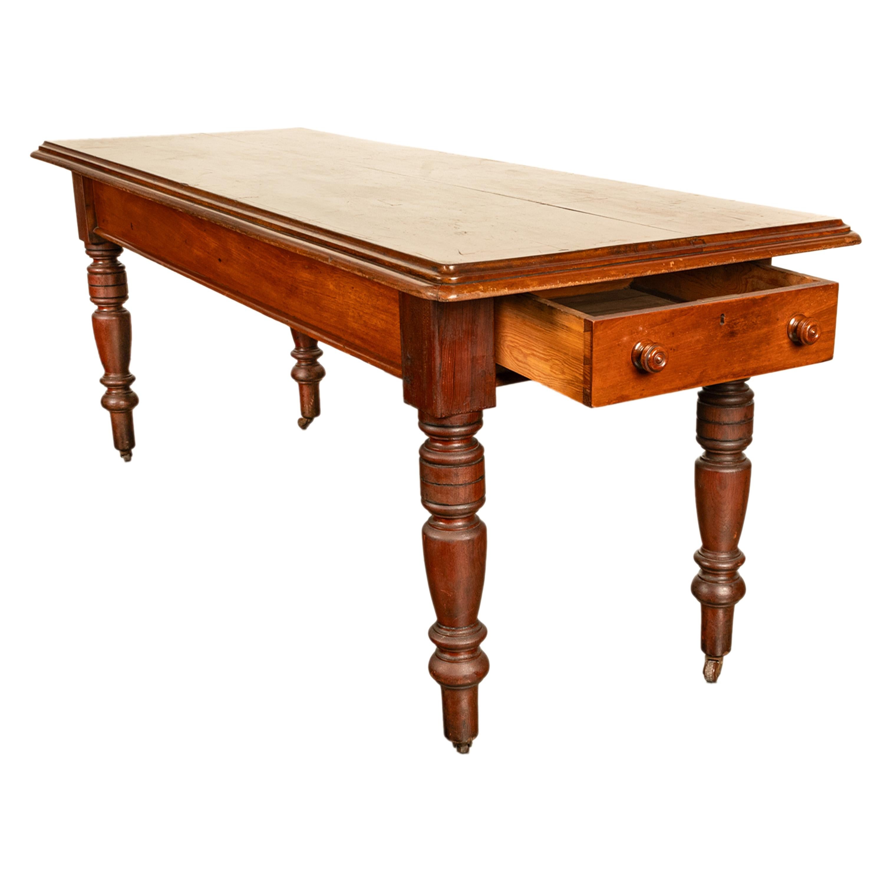The English Country House Antiques Table de Réfectoire de Salle à Manger en Noyer du 19ème siècle. en vente 1