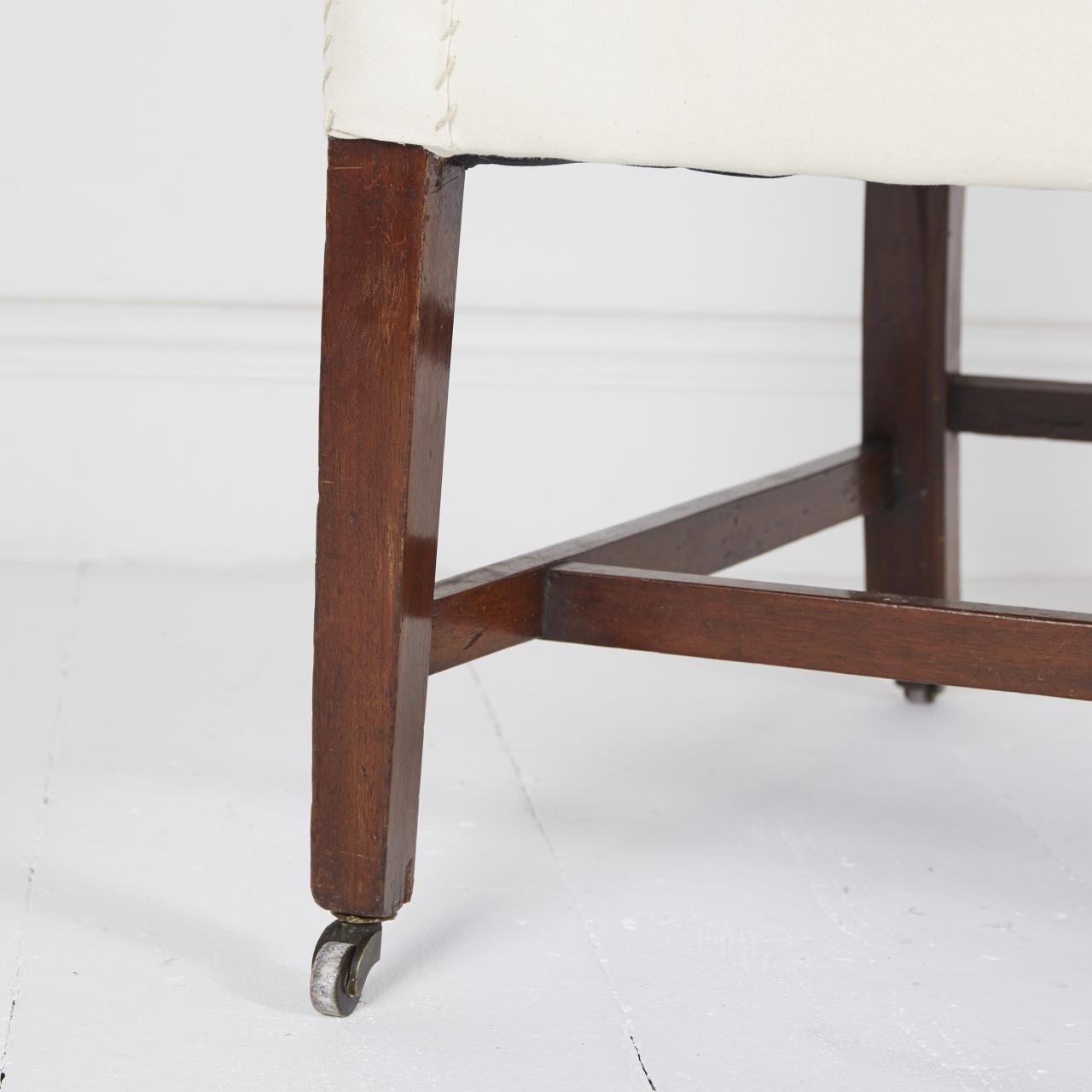 Ancienne chaise à oreilles anglaise du 19ème siècle en vente 3