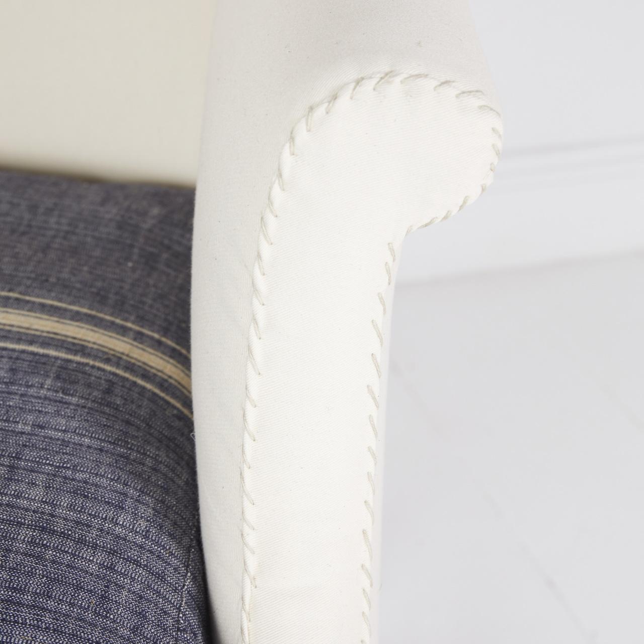 Hêtre Ancienne chaise à oreilles anglaise du 19ème siècle en vente