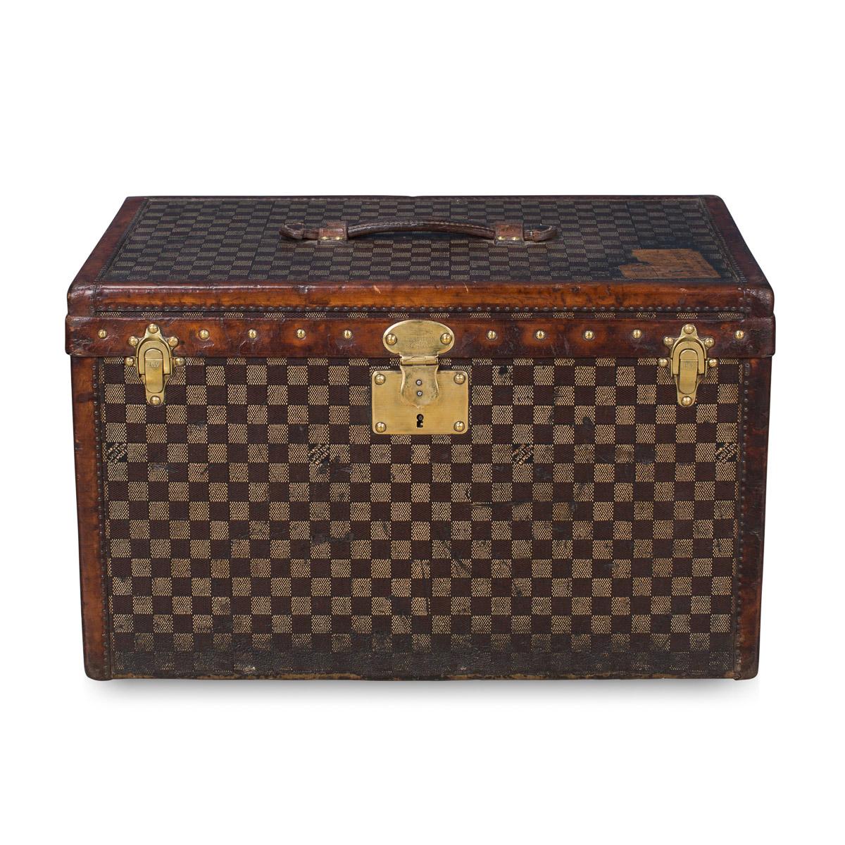 One of the rarest trunks ever produced by the world famous trunk maker Louis Vuitton. Covered in the recognisable 
