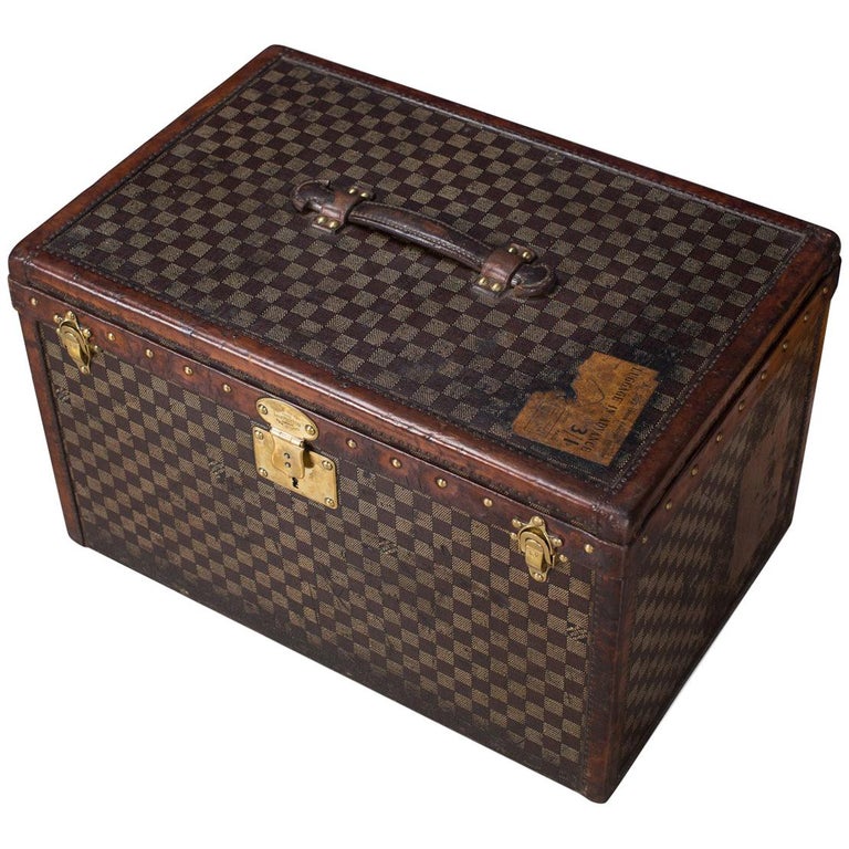 Antique 19th Century Extremely Rare Louis Vuitton Hat Trunk, circa 1890 at 1stdibs