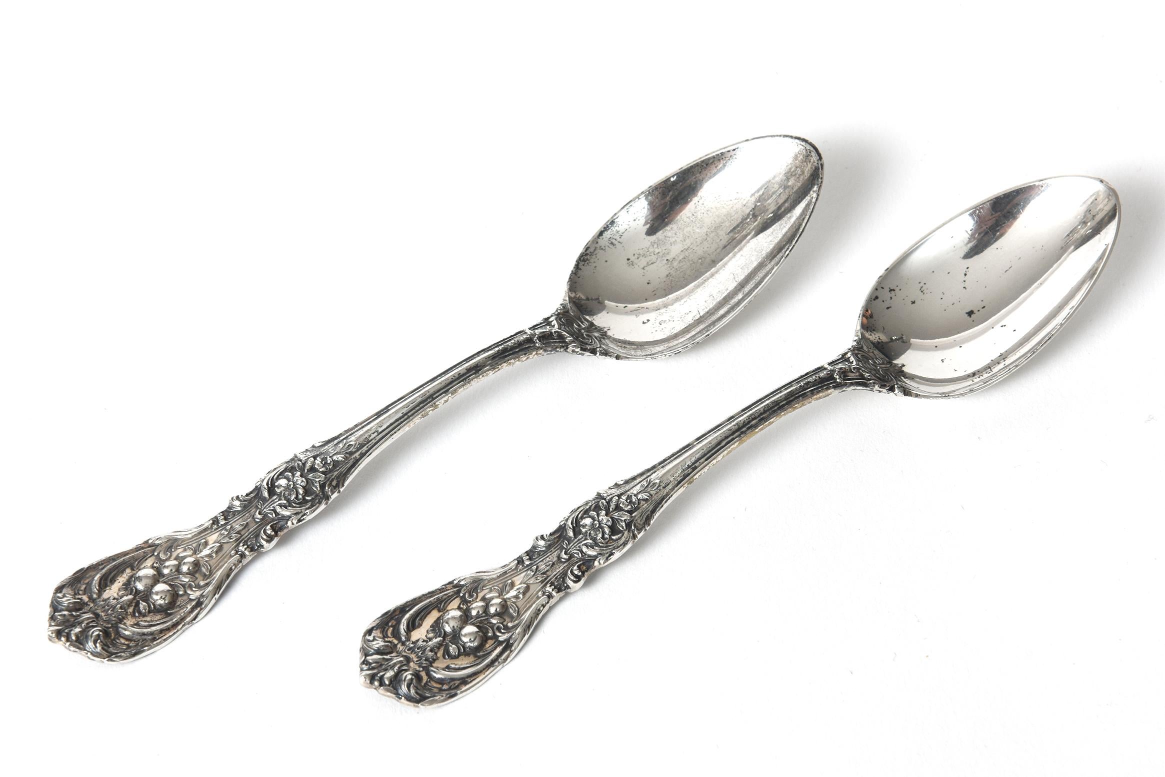 Antique 19th Century Figural Cut Crystal Caviar Server and Spoons In Fair Condition In Miami Beach, FL