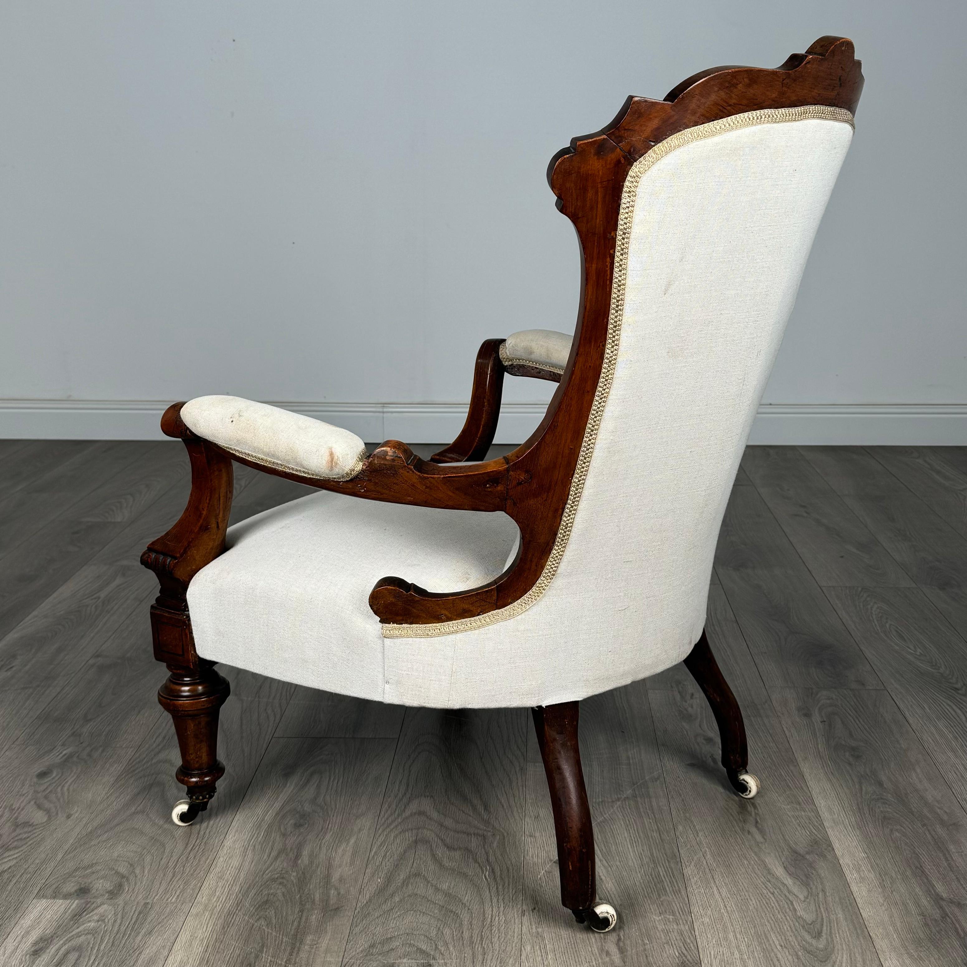 Fauteuil ancien du 19ème siècle de qualité supérieure en acajou ( REF AF-3298 ) Bon état - En vente à Ledbury, GB
