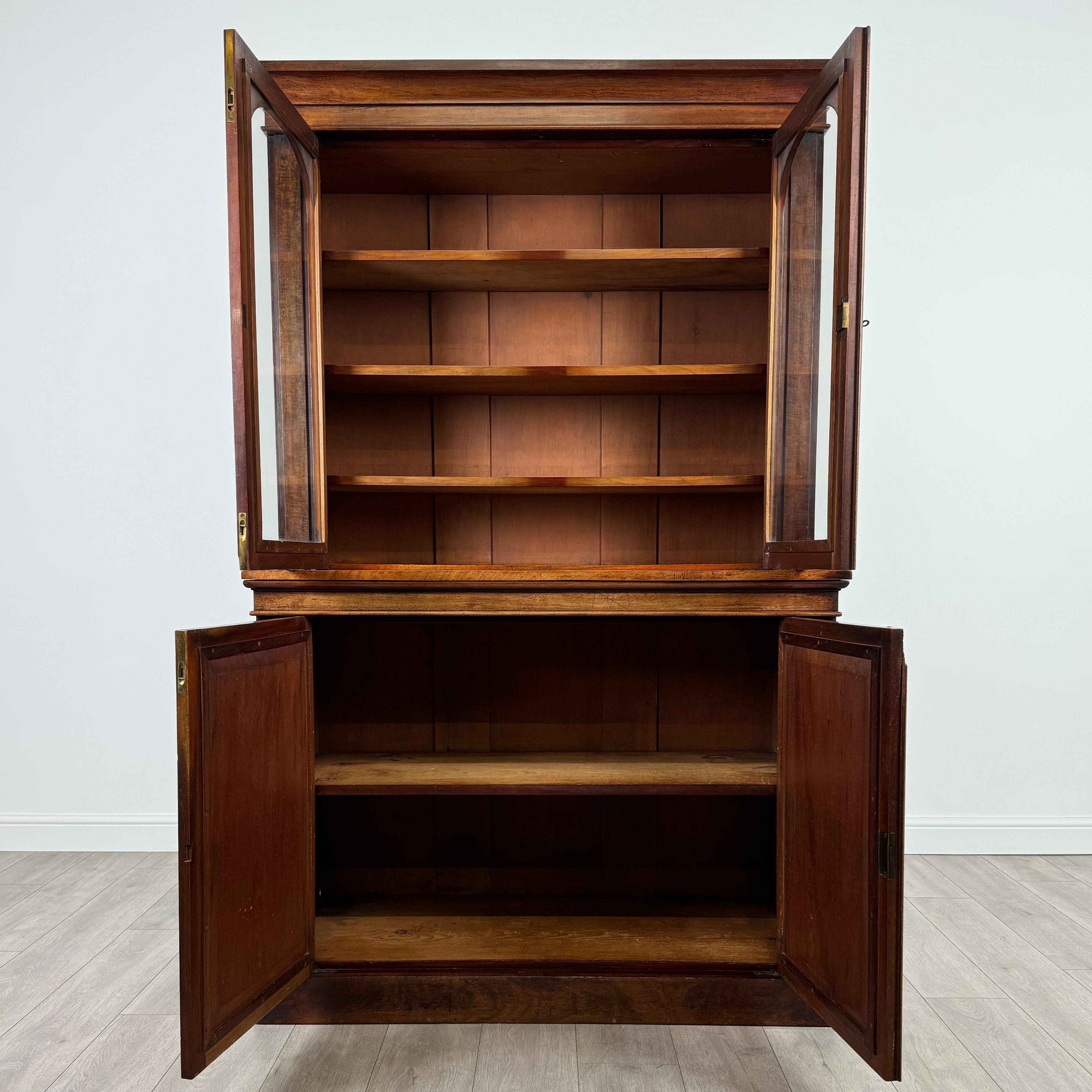 Bibliothèque ancienne du 19ème siècle de qualité supérieure en acajou (REF AF-3664) Bon état - En vente à Ledbury, GB