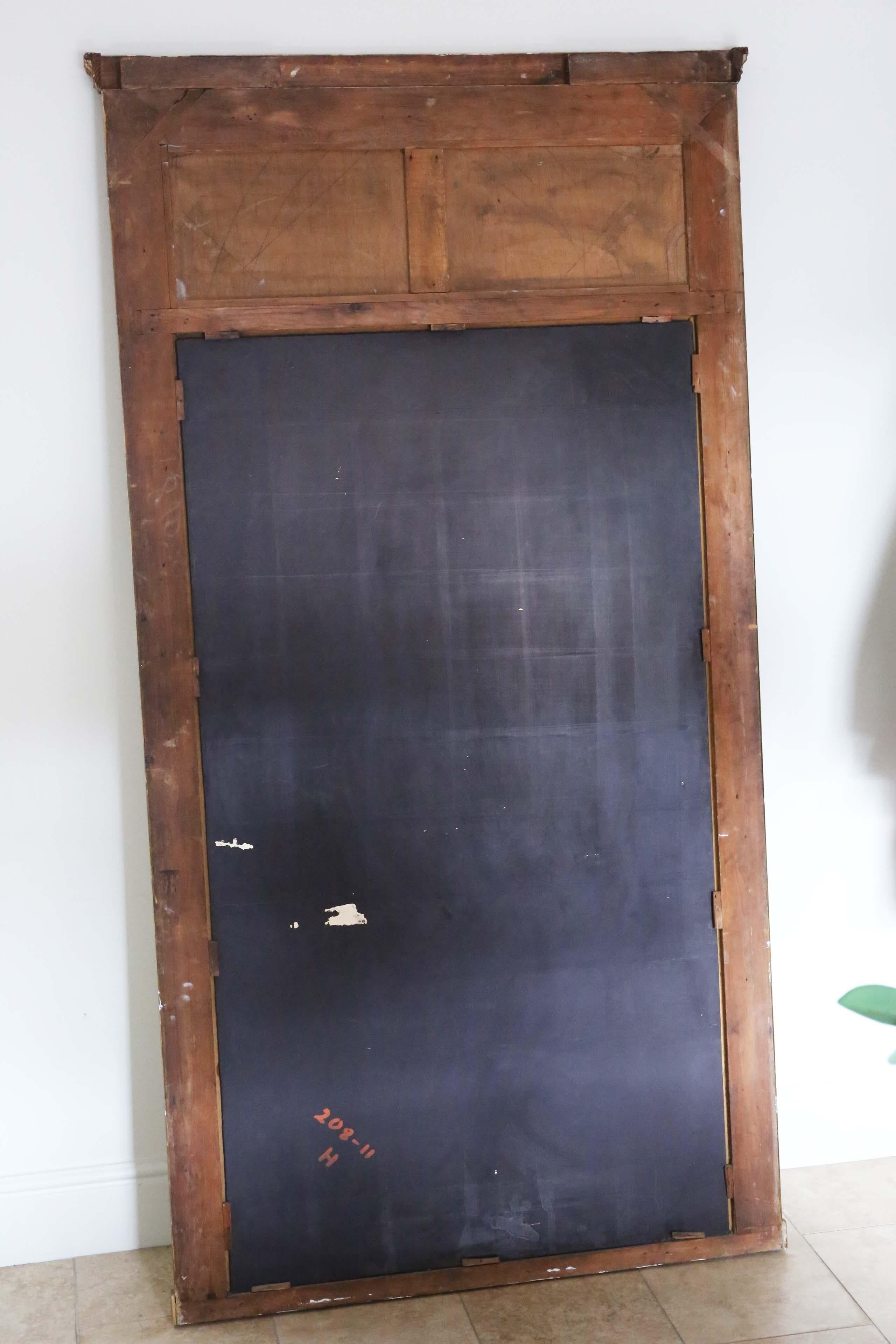Antique 19th Century Fine Quality Very Large Gilt Full Height Wall Mirror 2