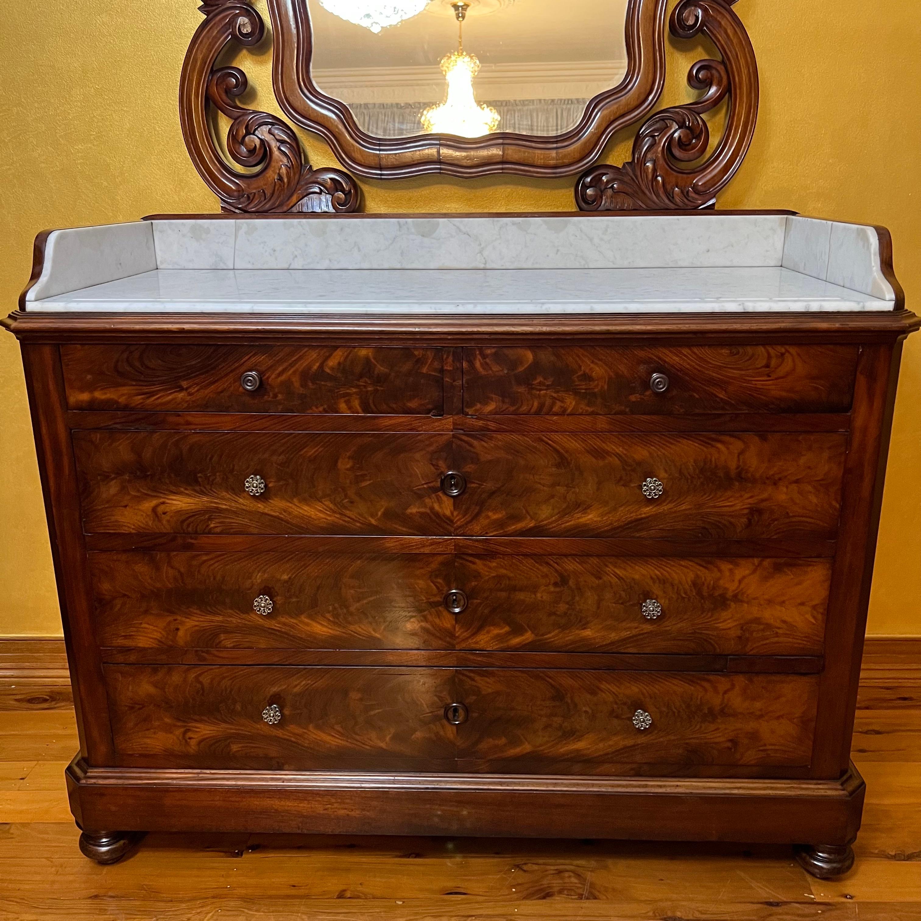 marble topped dresser