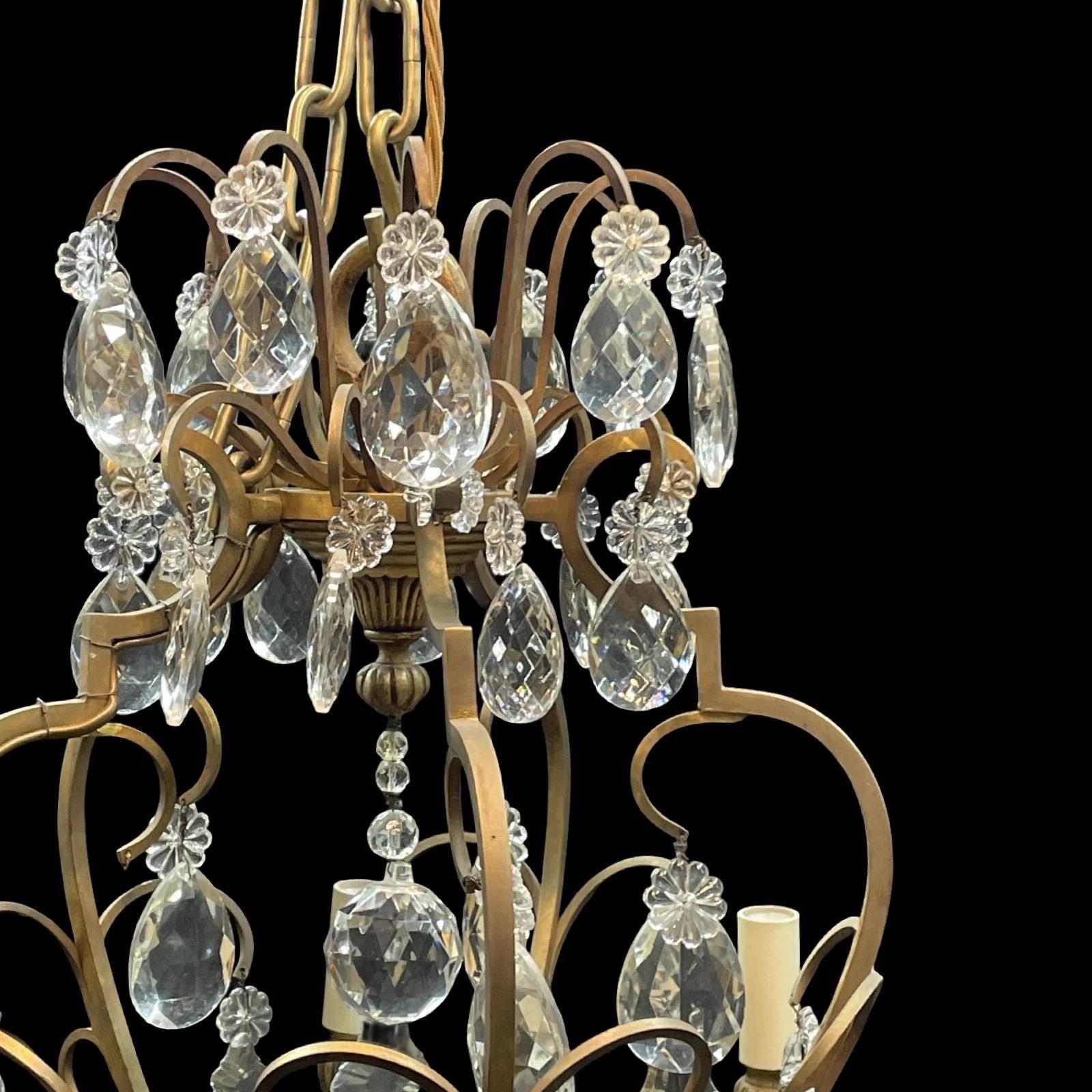 Antigua araña de bronce francesa del siglo XIX de 15 luces Bronce en venta