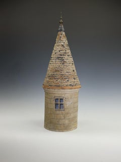 Antique 19th Century French Architectural Model of a Château Turret